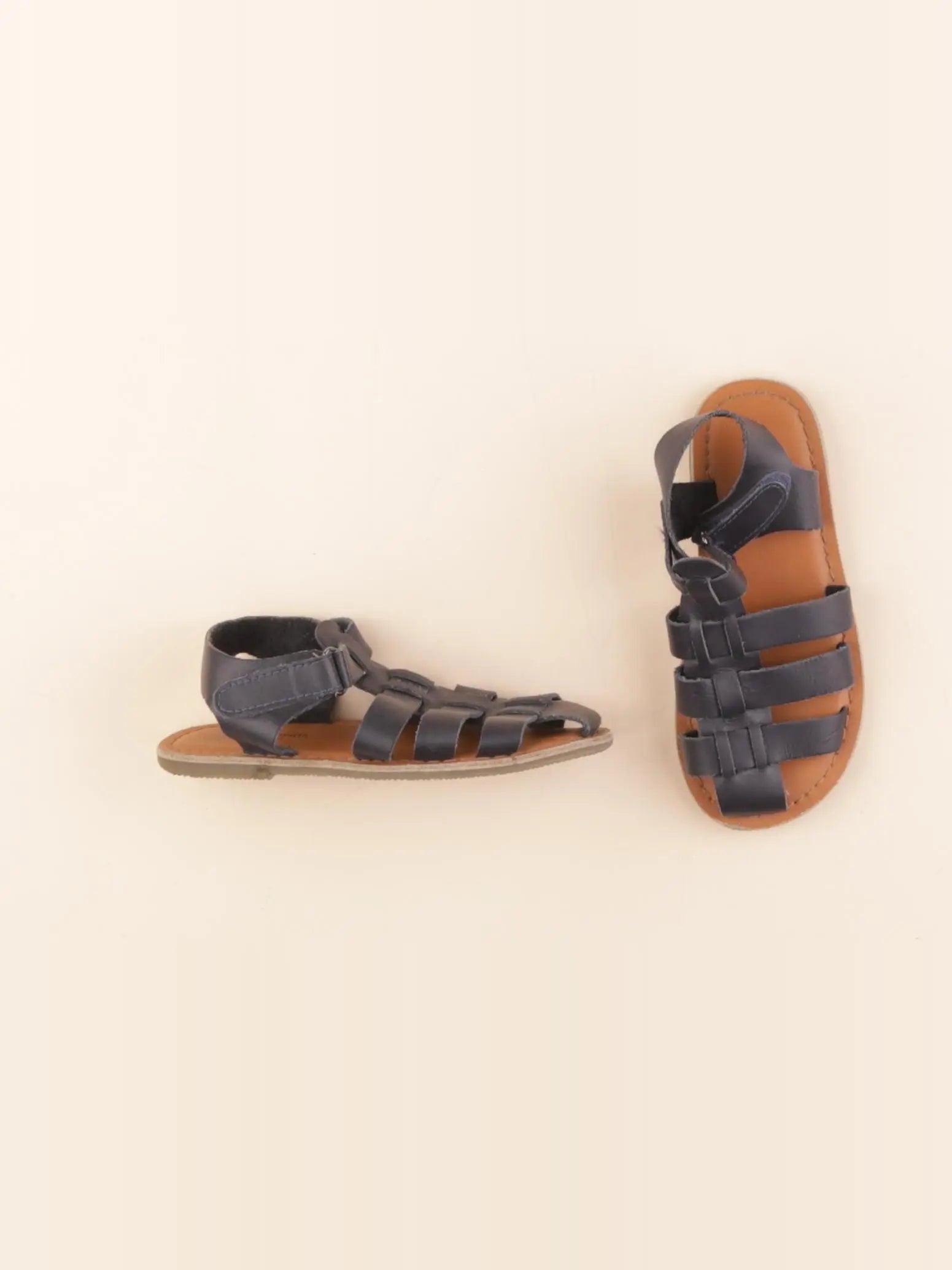 Monoprix - sandales bleu - pointure 28