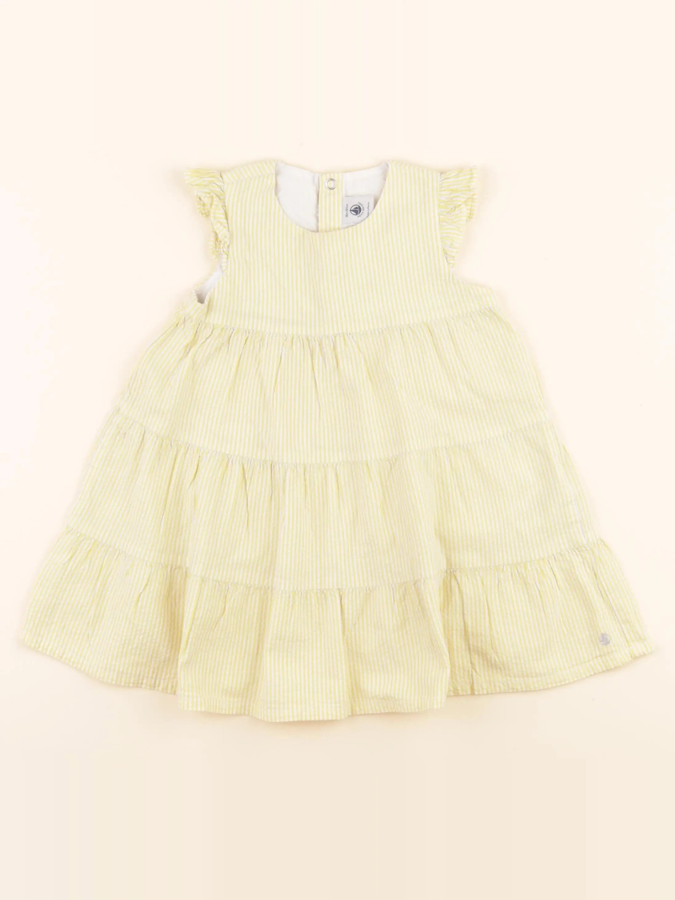 Robe jaune, blanc