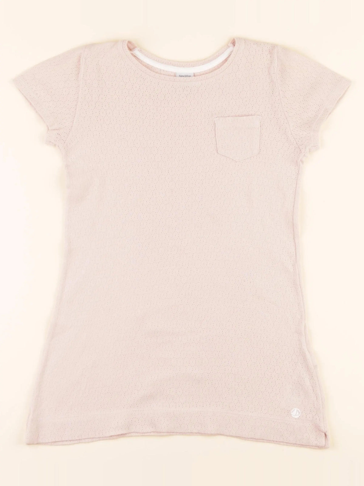 Chemise de nuit coton rose