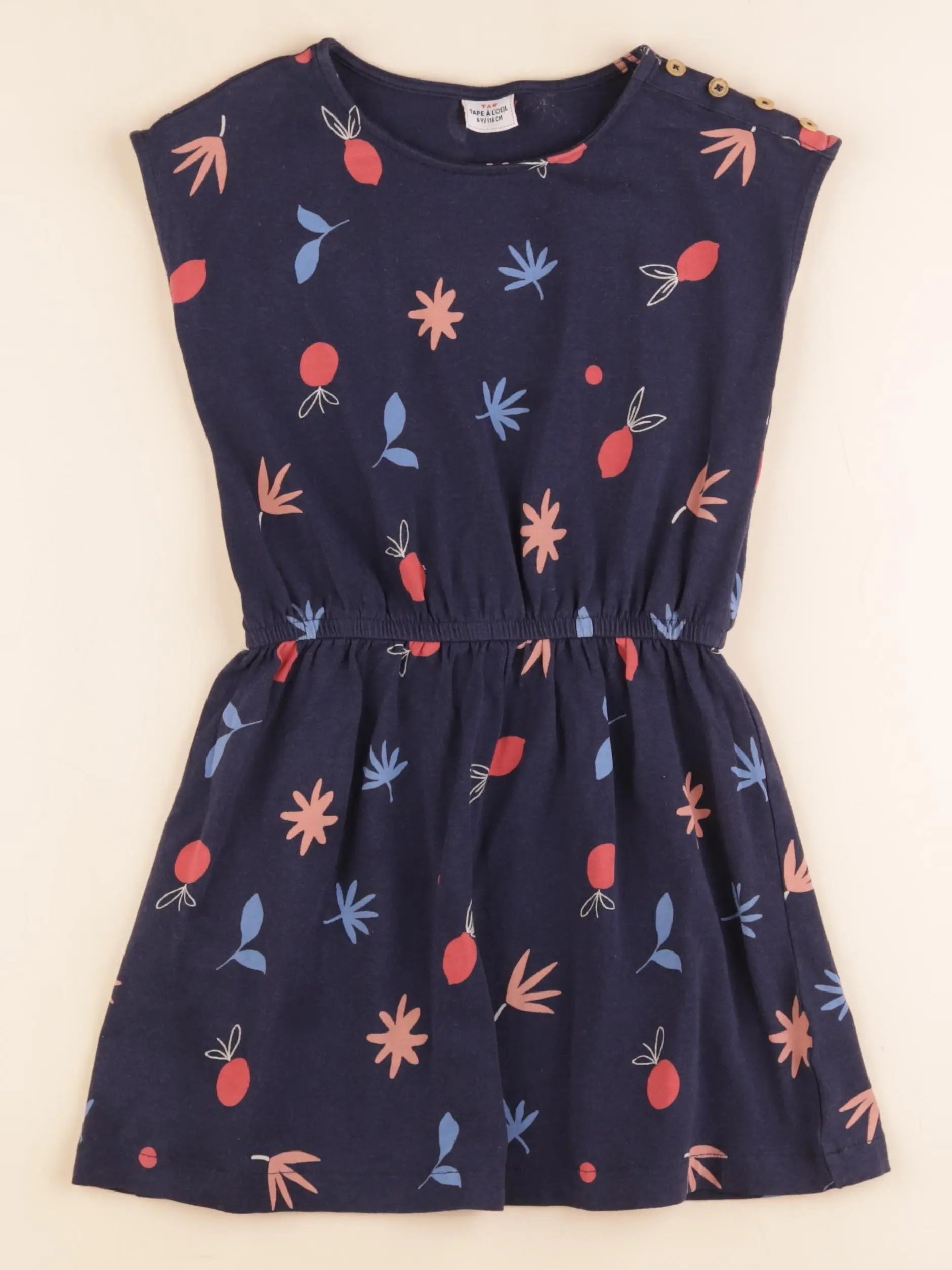 Tape à l'oeil - robe bleu - 6 ans