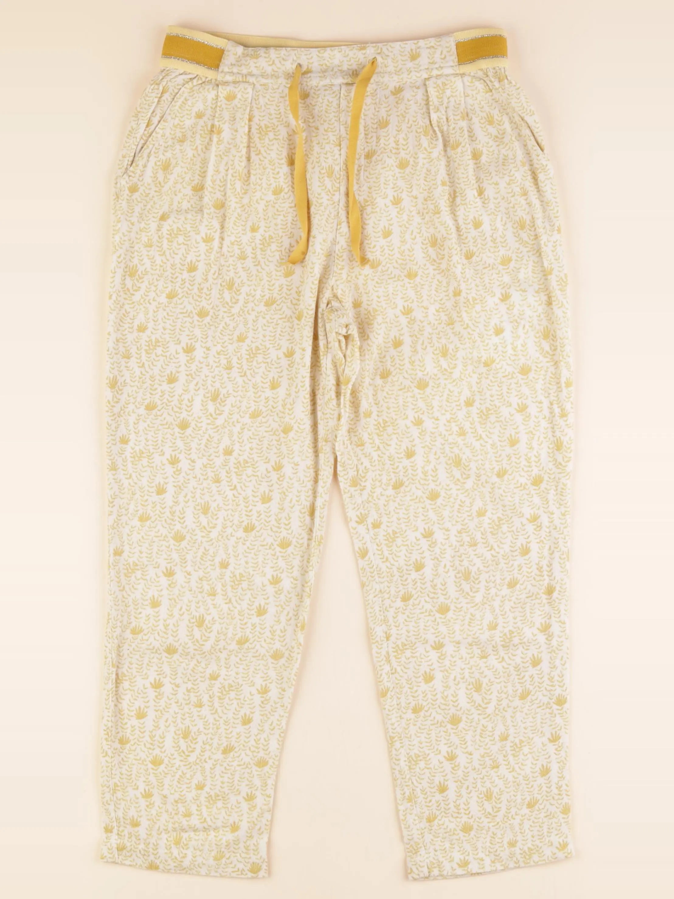 Cyrillus - pantalon jaune - 10 ans