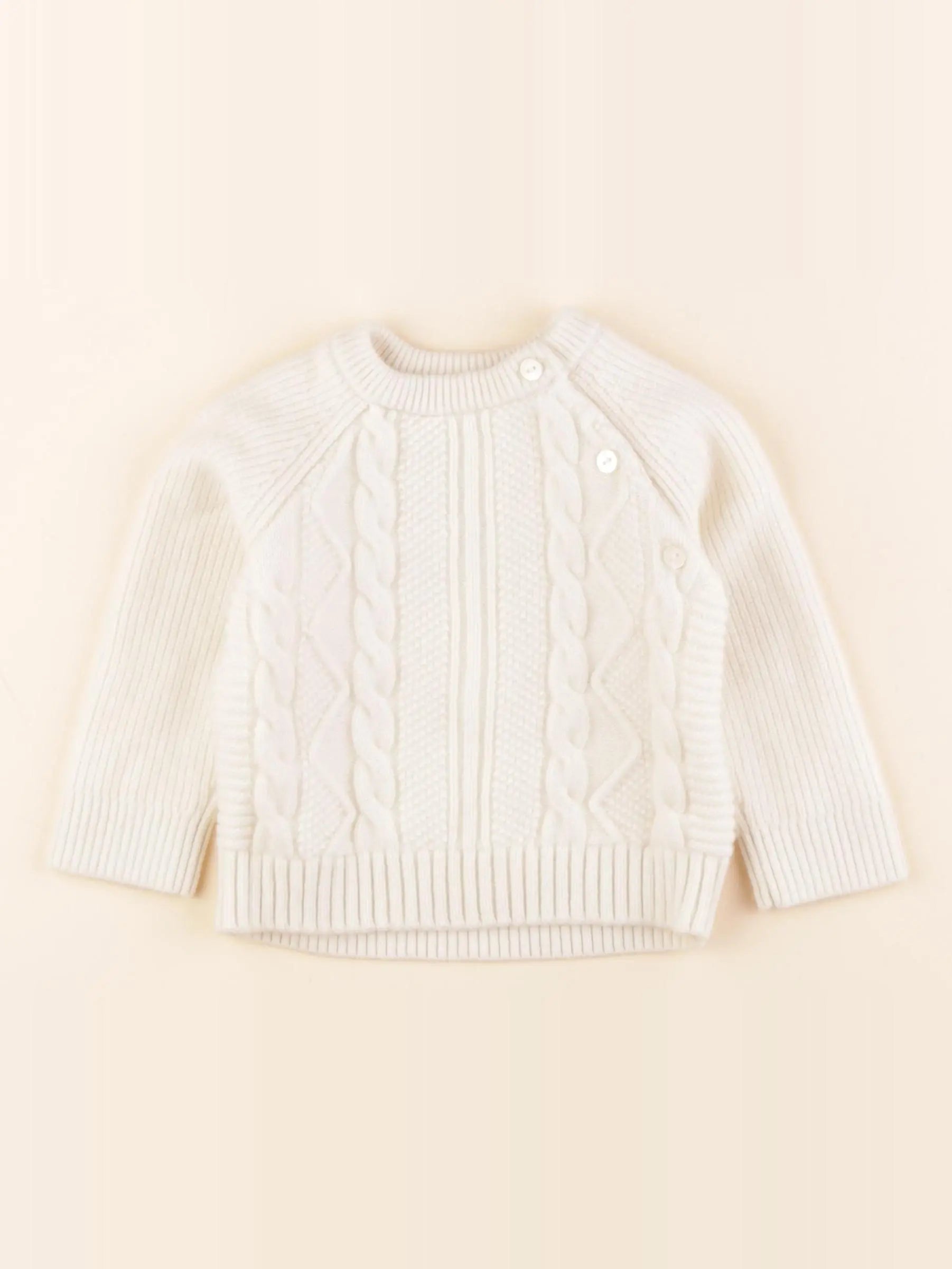 Jacadi - pull blanc - 18 mois