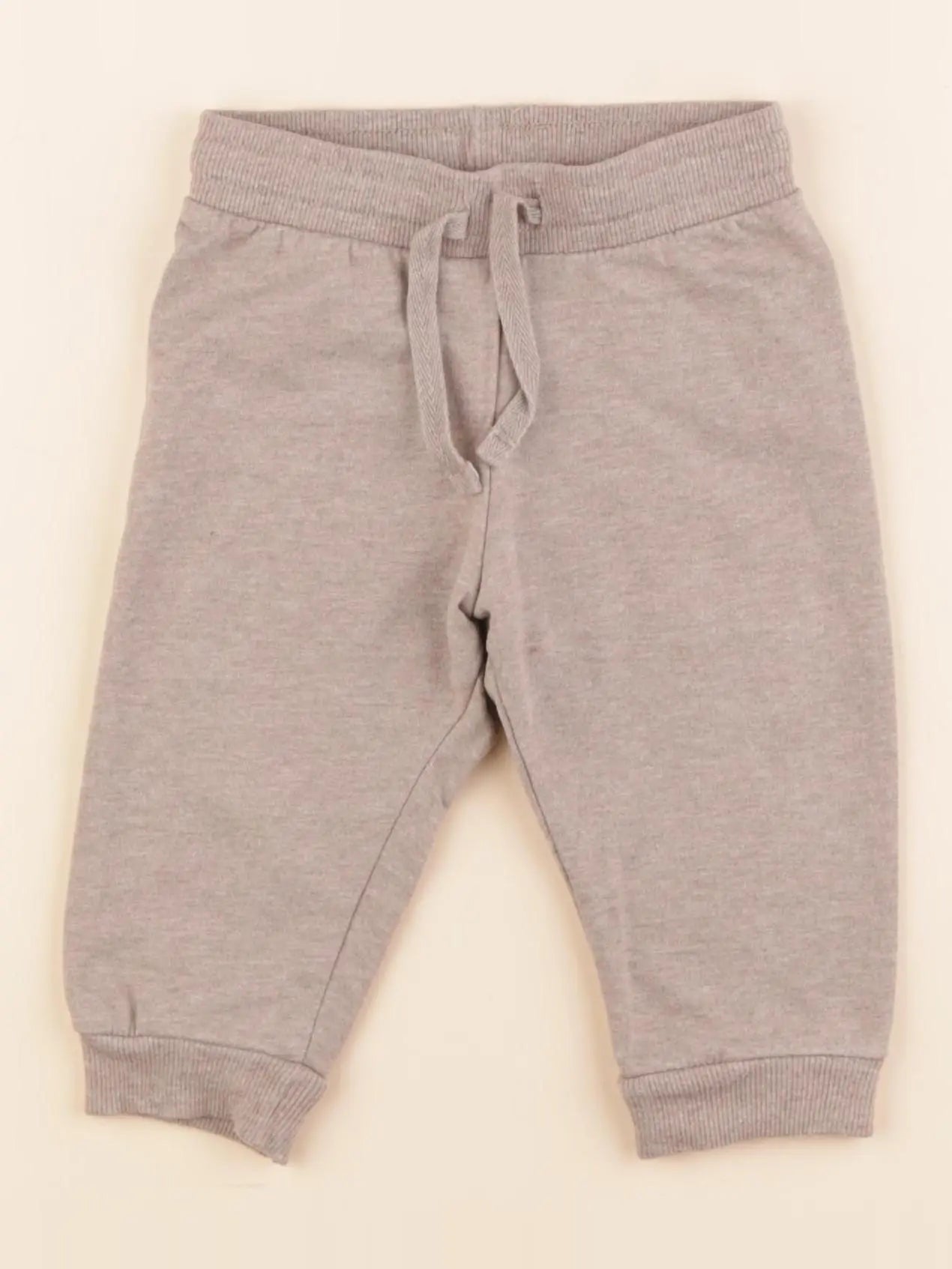 H&M - jogging marron - 6/9 mois