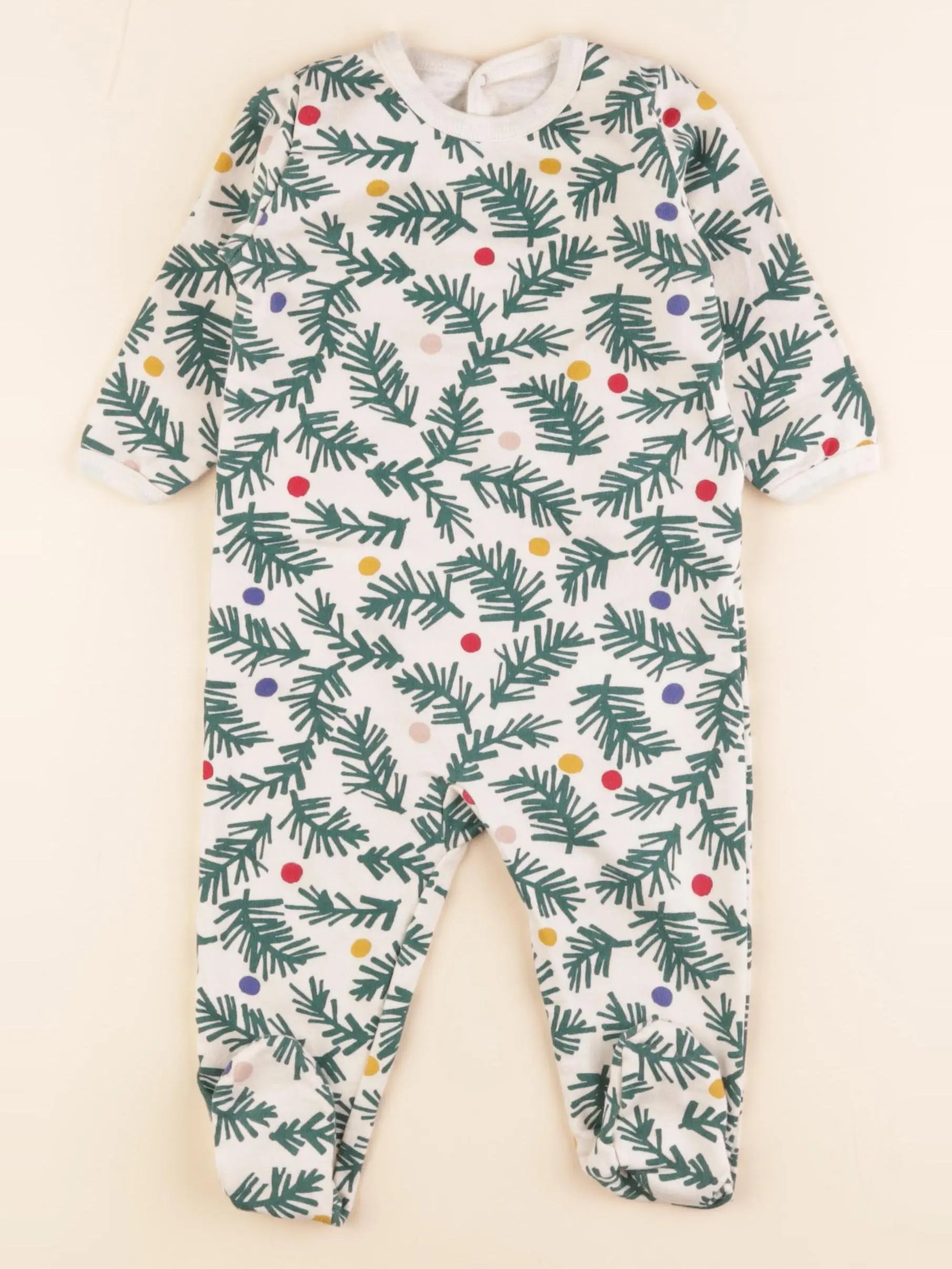 Petit Bateau - pyjama coton multicolore - 12 mois