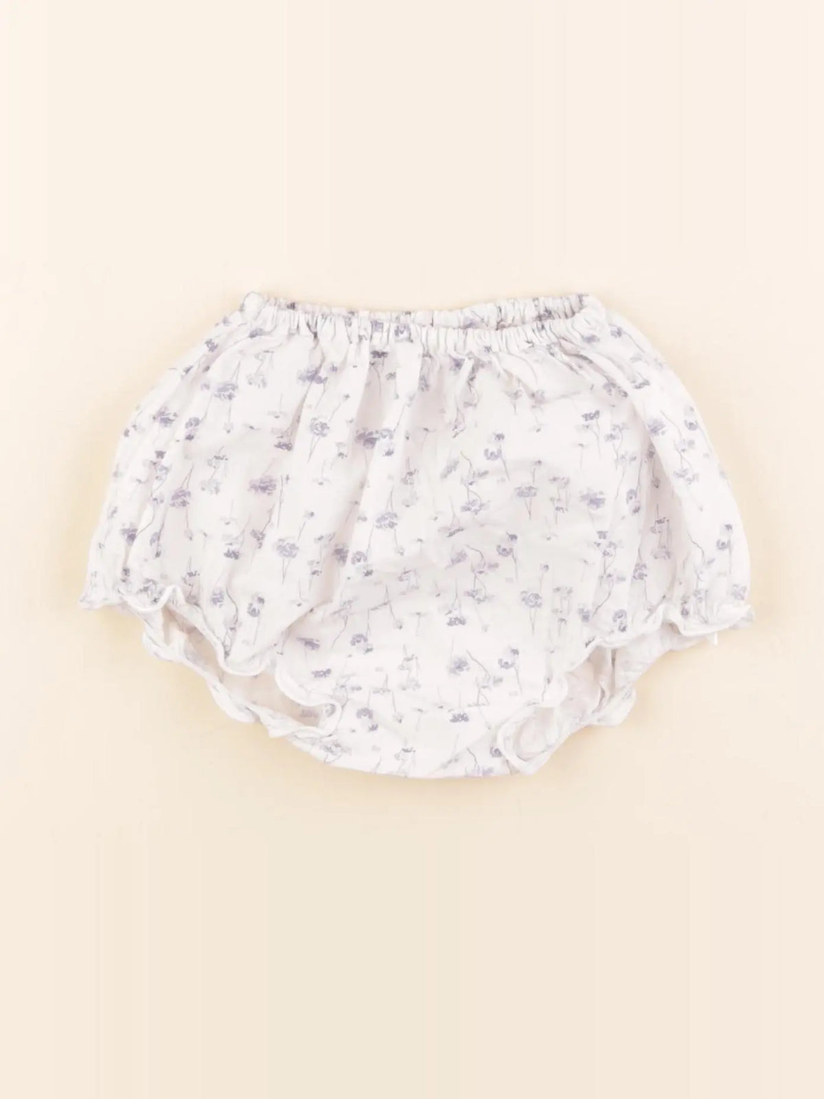 Petit Bateau - bloomer bleu, blanc - 12 mois