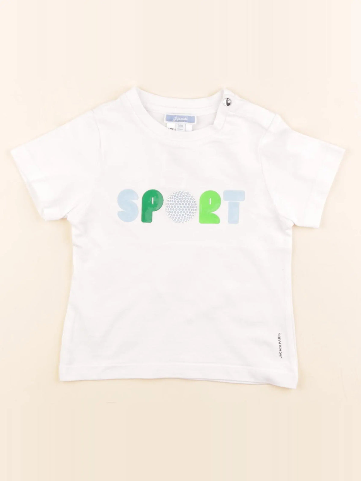 Jacadi - tee-shirt blanc - 36 mois