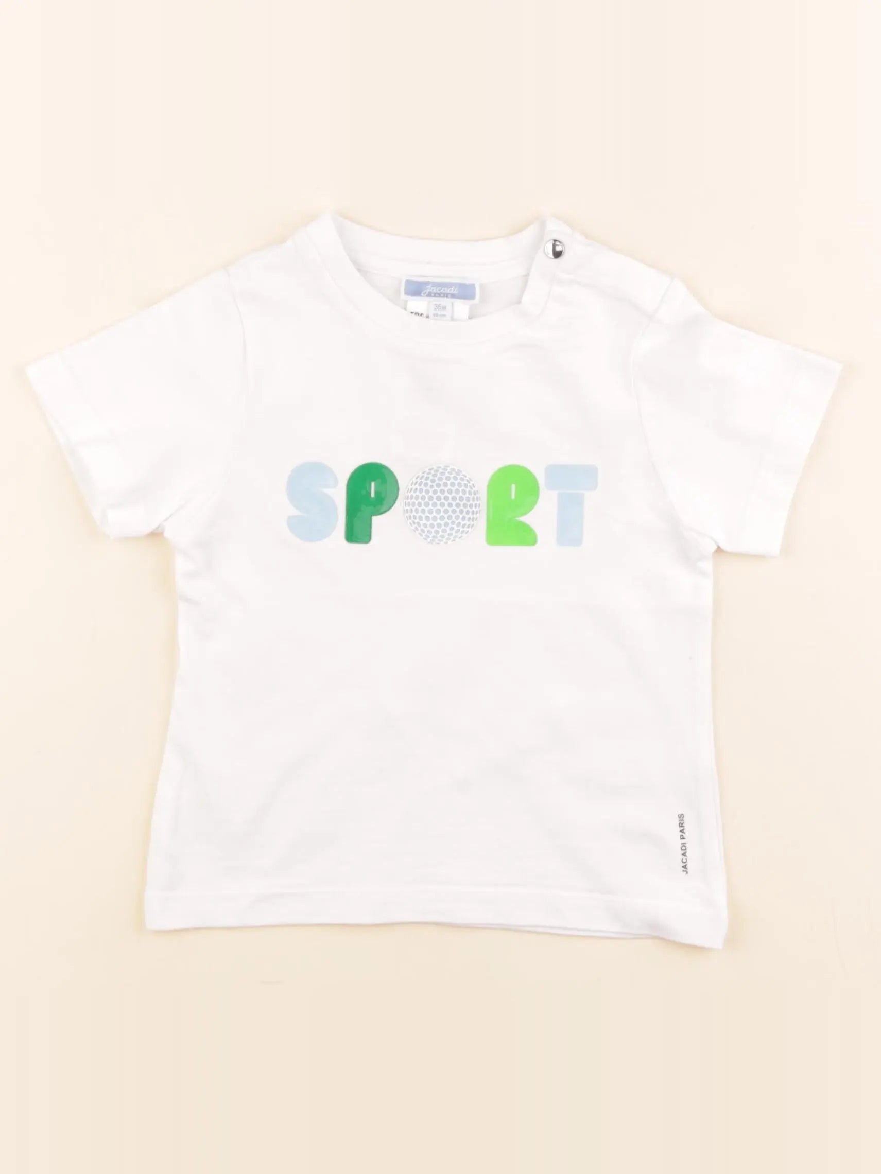 Jacadi - tee-shirt blanc - 36 mois