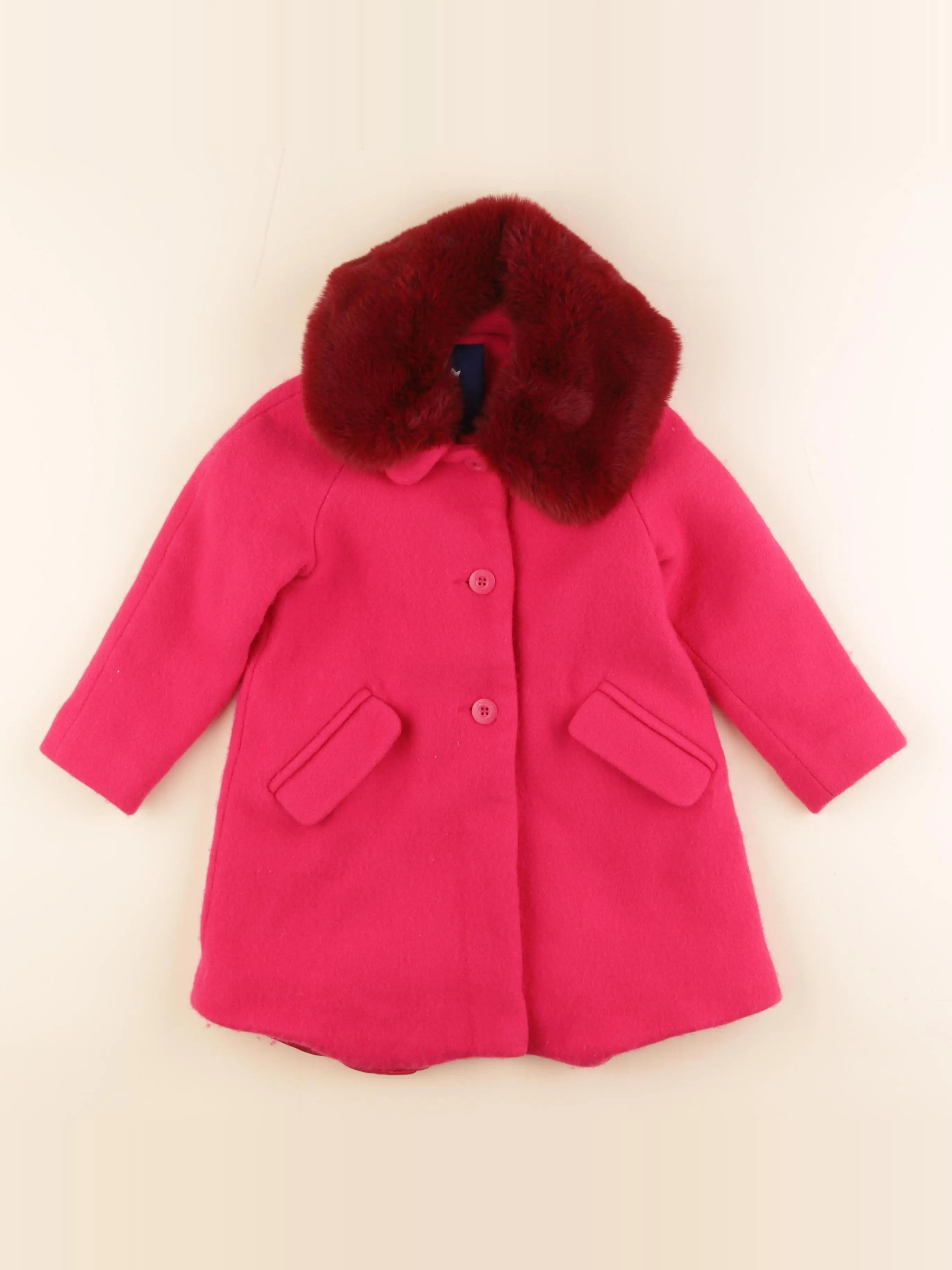 Jacadi - manteau rose - 4 ans