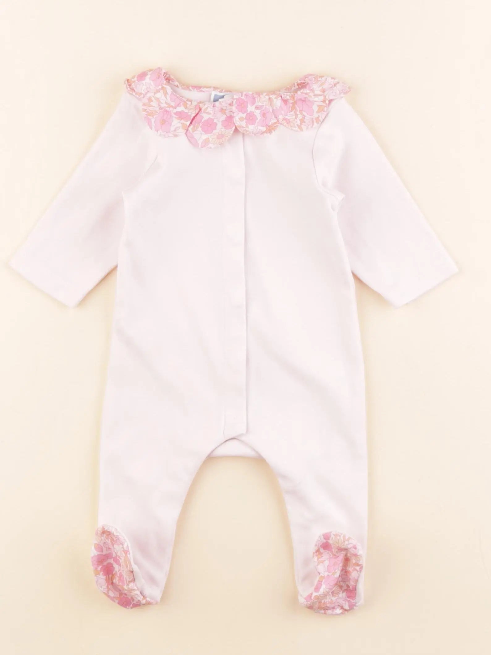 Jacadi - pyjama coton rose - 3 mois