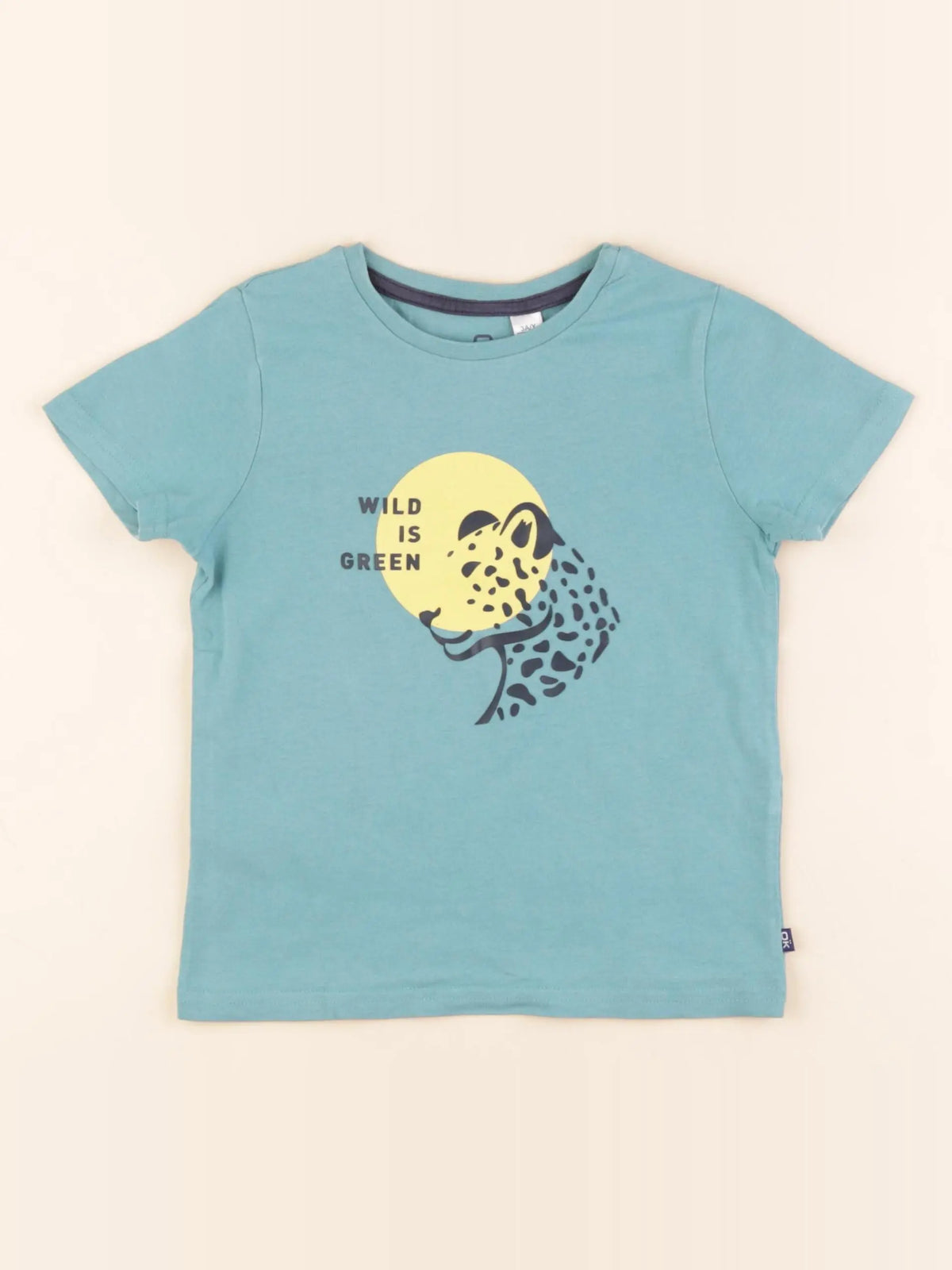 Okaidi - tee-shirt coton vert - 3 ans