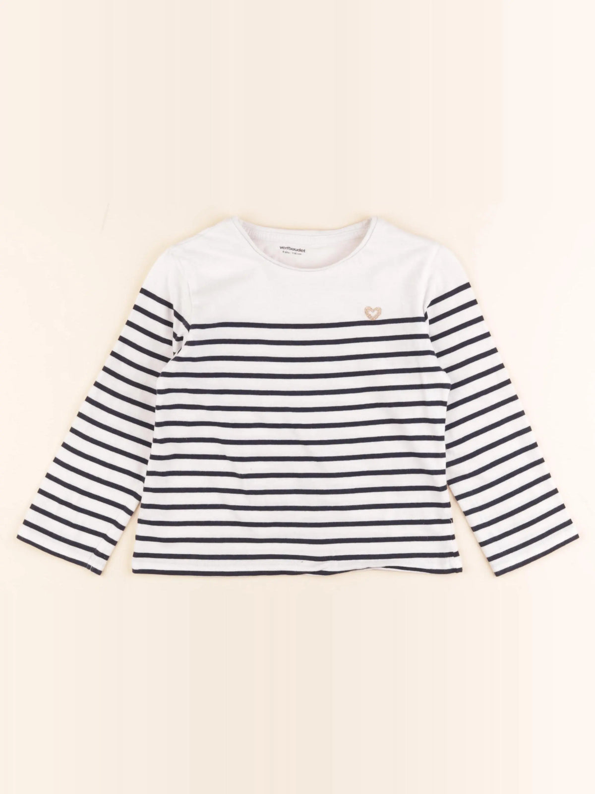 Vertbaudet - tee-shirt bleu - 6 ans