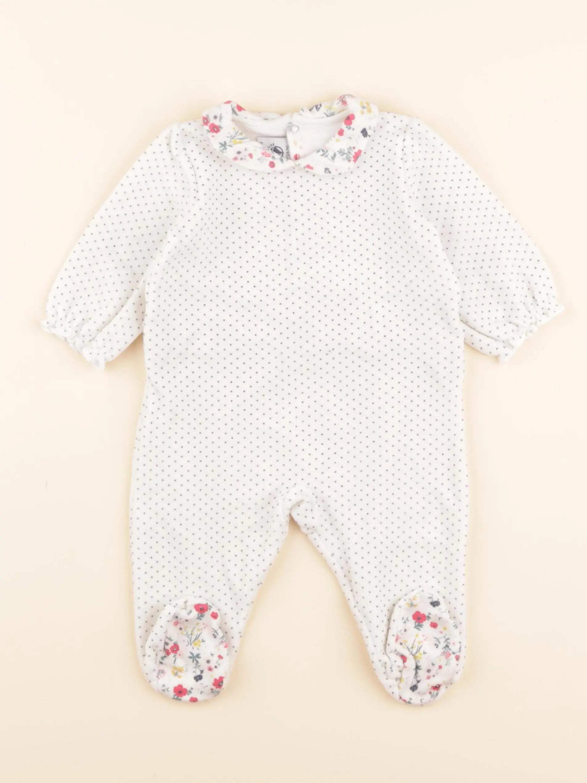 Pyjama velours blanc