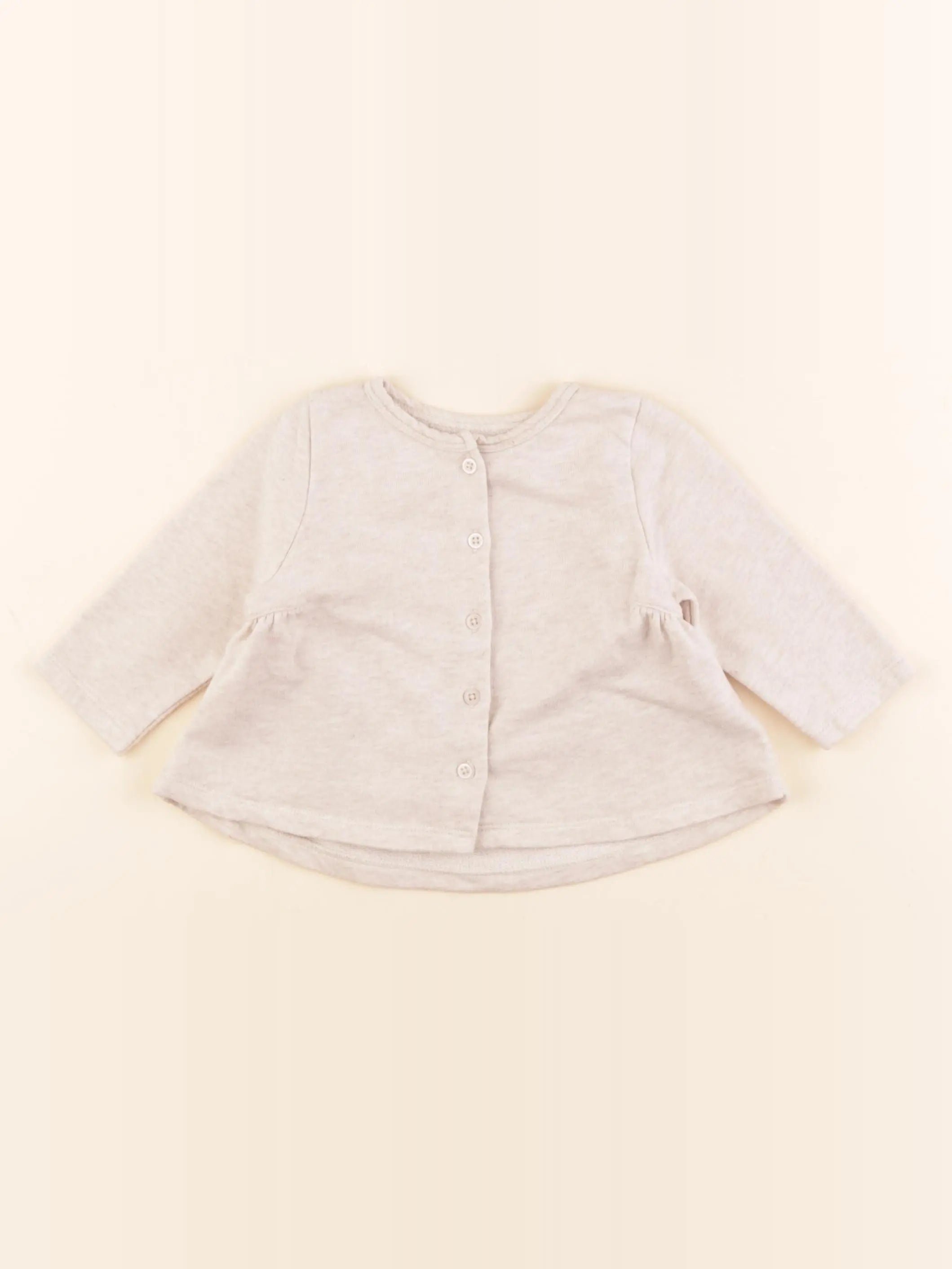 Boutchou - sweat beige - 6 mois