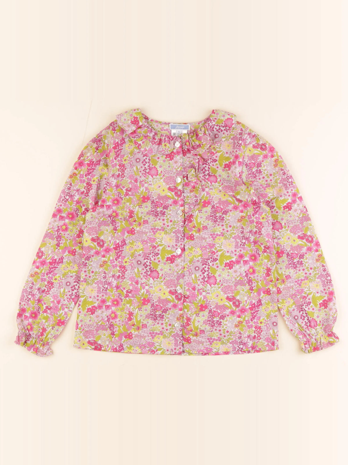 Jacadi - blouse liberty rose - 8 ans