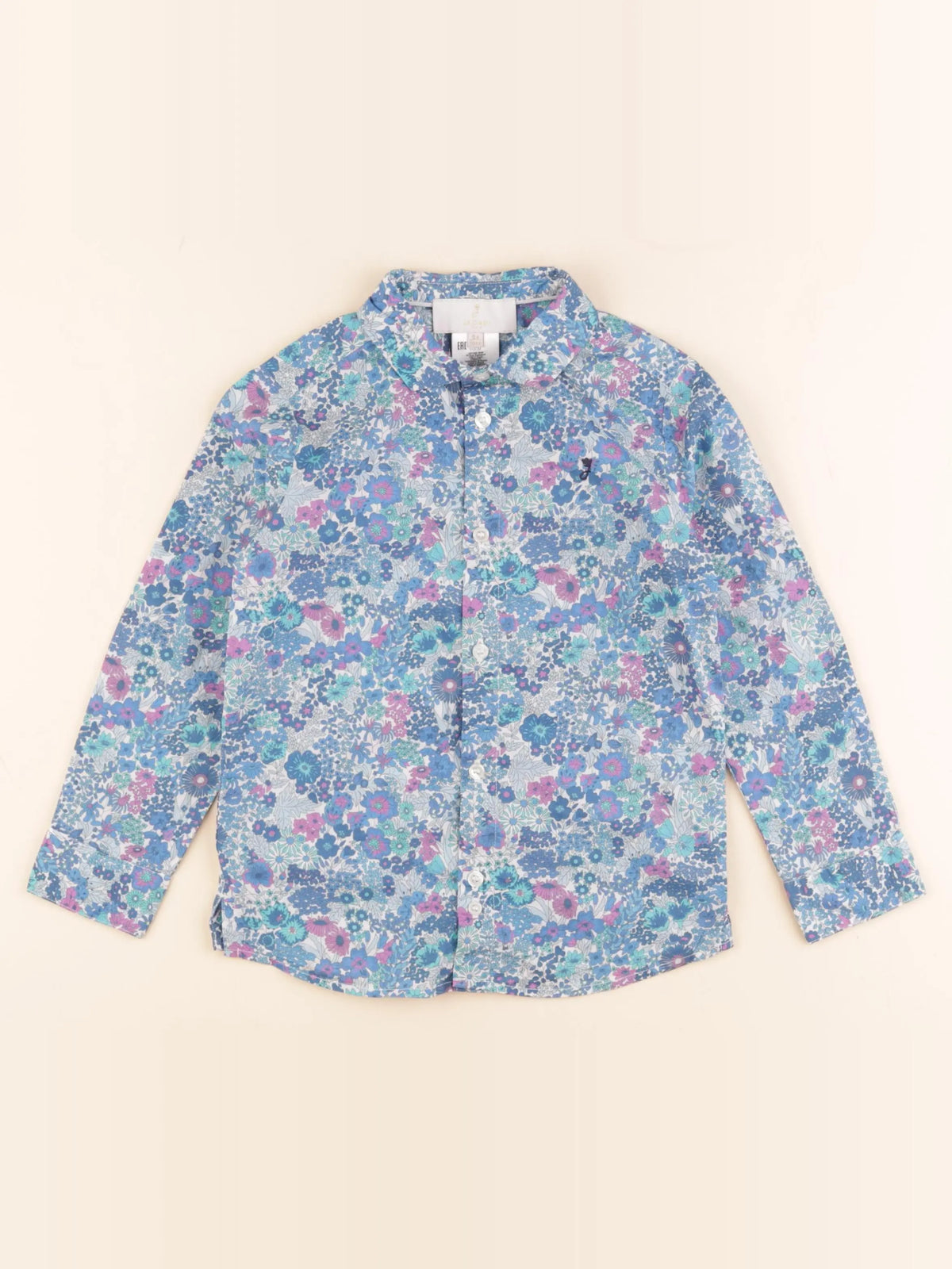 Jacadi - chemise bleu - 5 ans
