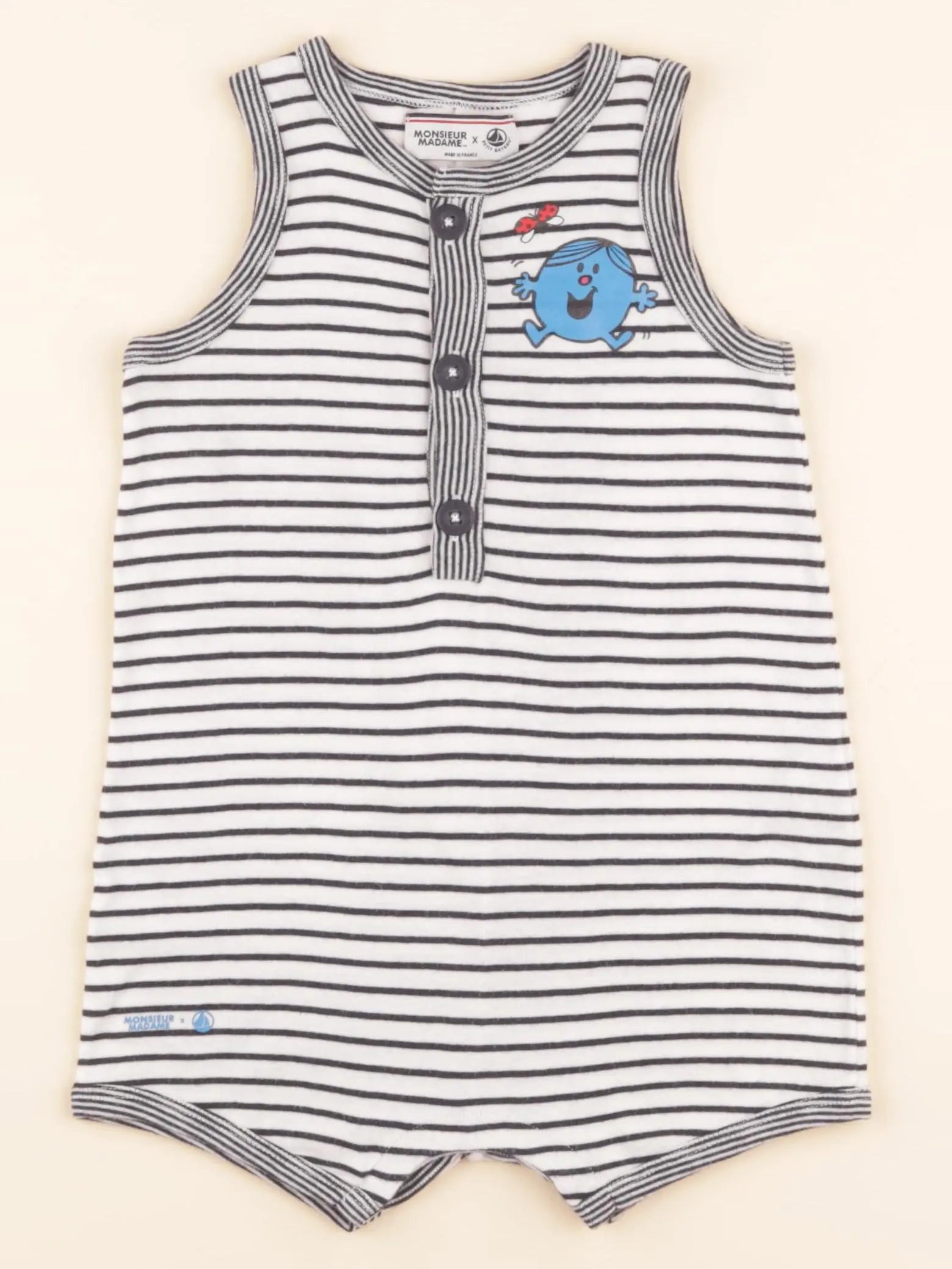 Combinaison blanc, bleu