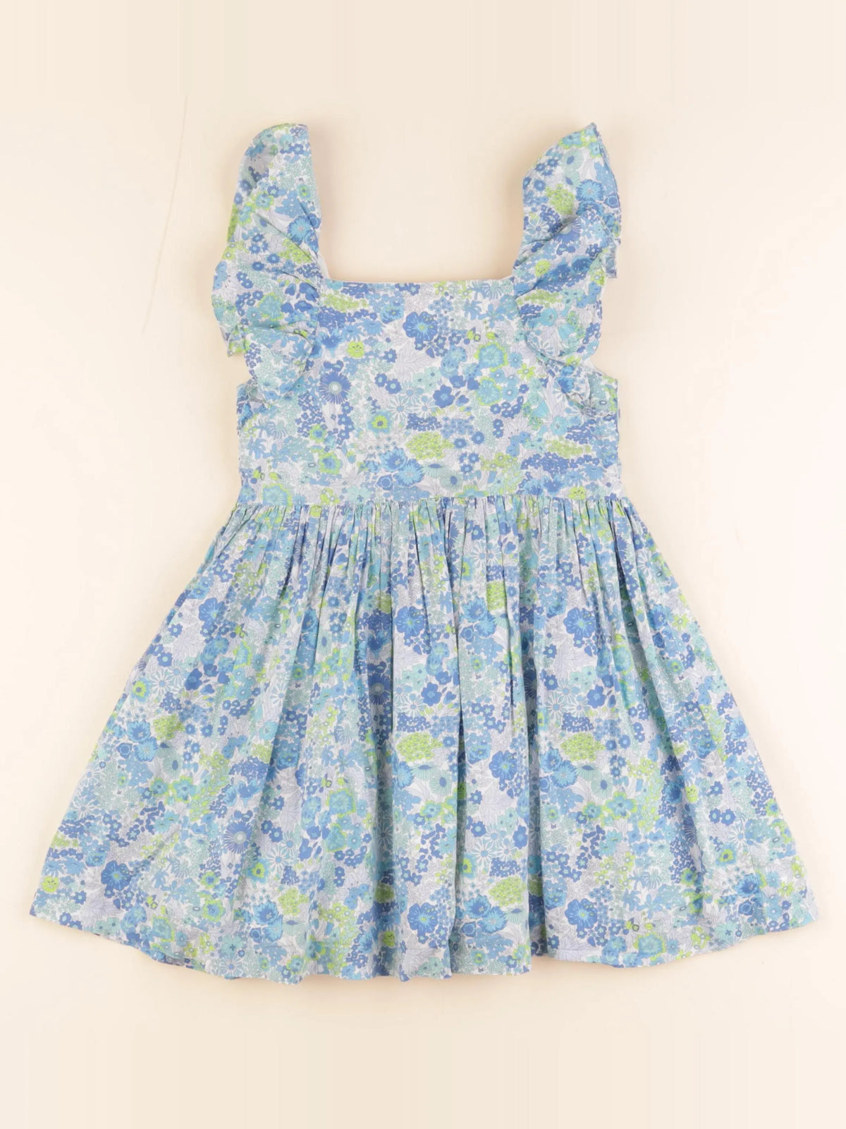 Jacadi - robe liberty bleu - 4 ans