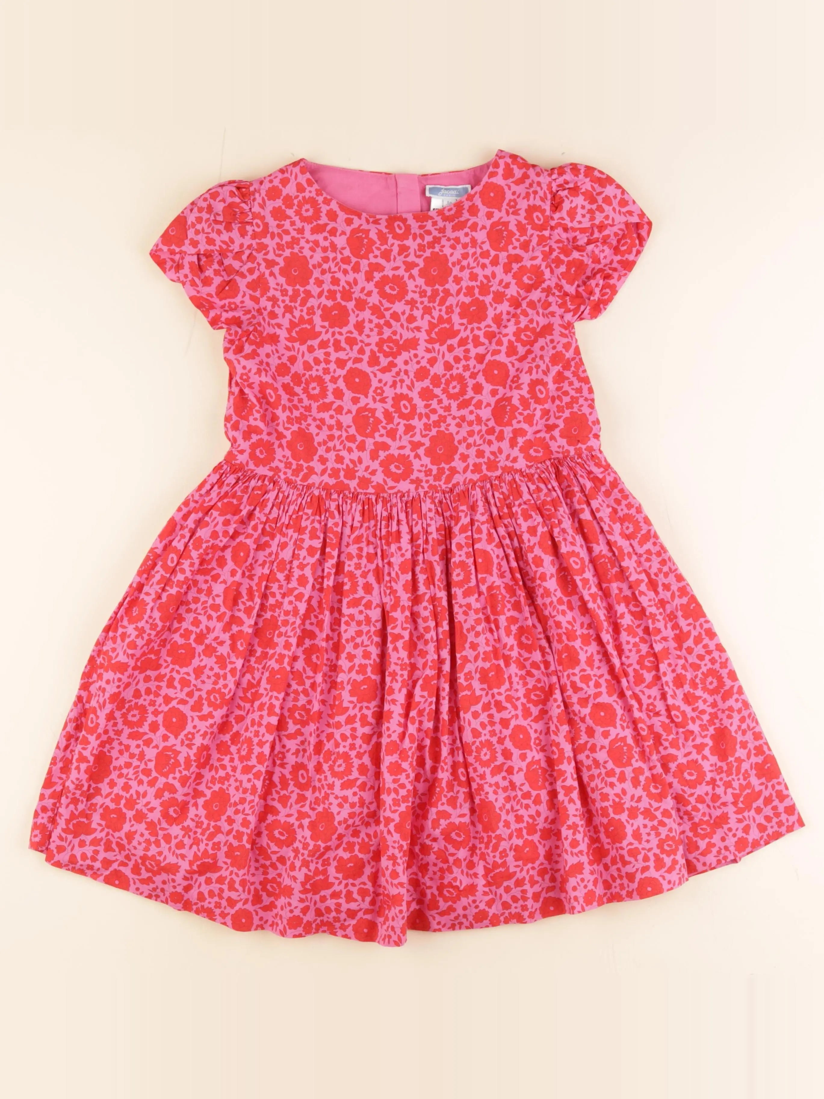 Jacadi - robe liberty rose - 8 ans