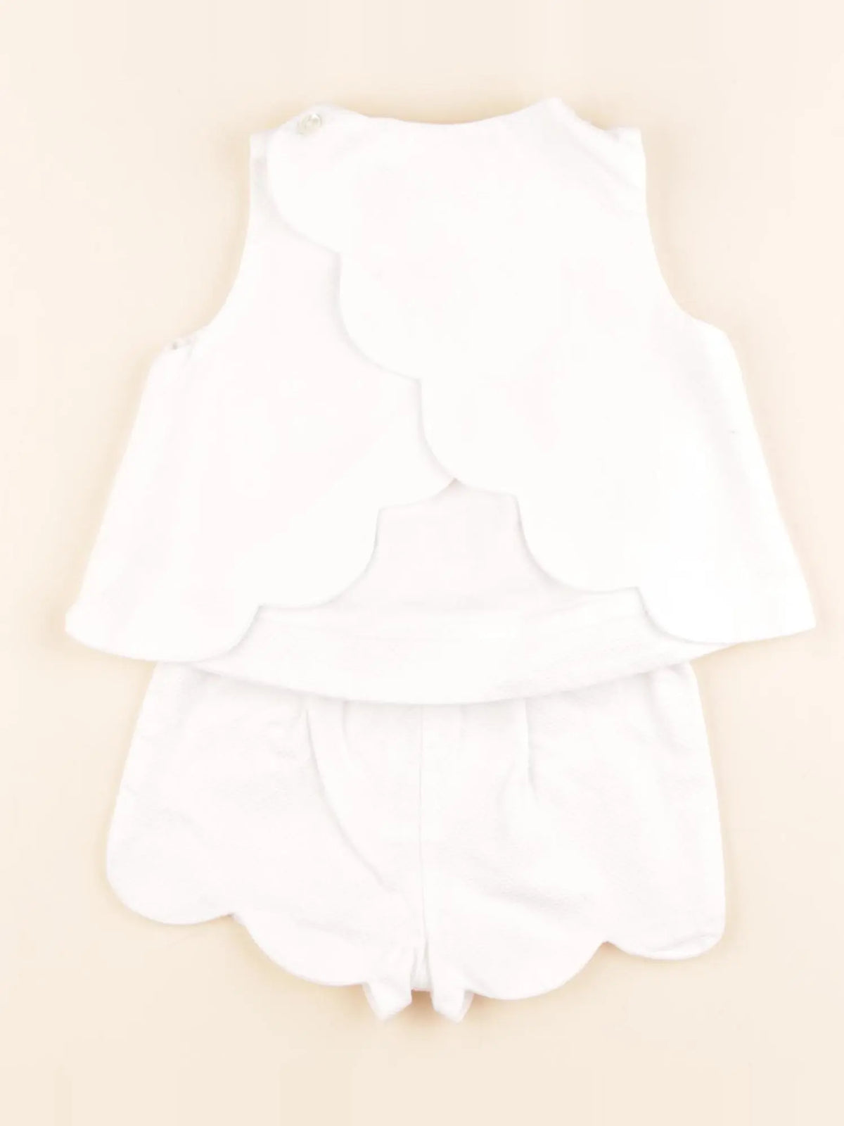 Jacadi - ensemble blanc - 12 mois