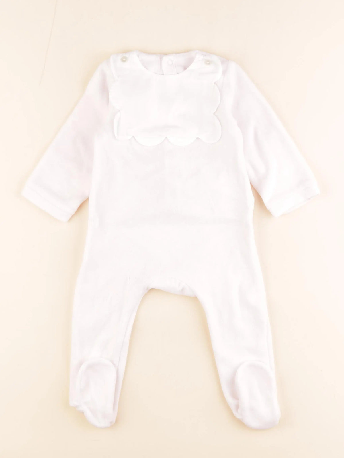 Jacadi - pyjama velours rose - 12 mois