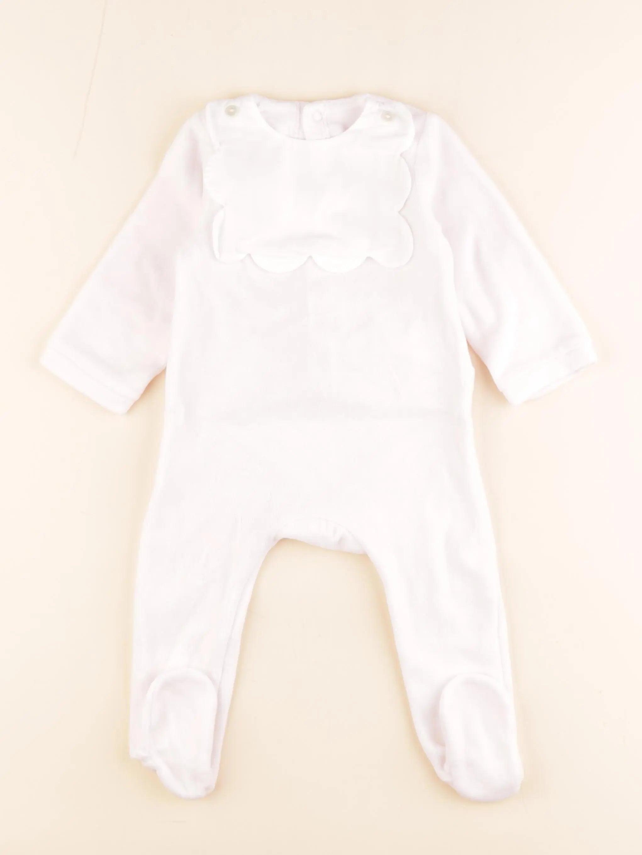 Jacadi - pyjama velours rose - 12 mois