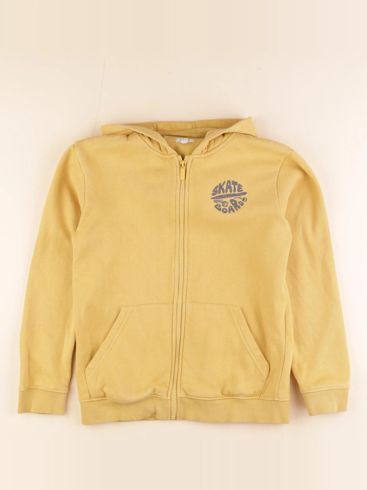 Vertbaudet - sweat jaune - 12 ans