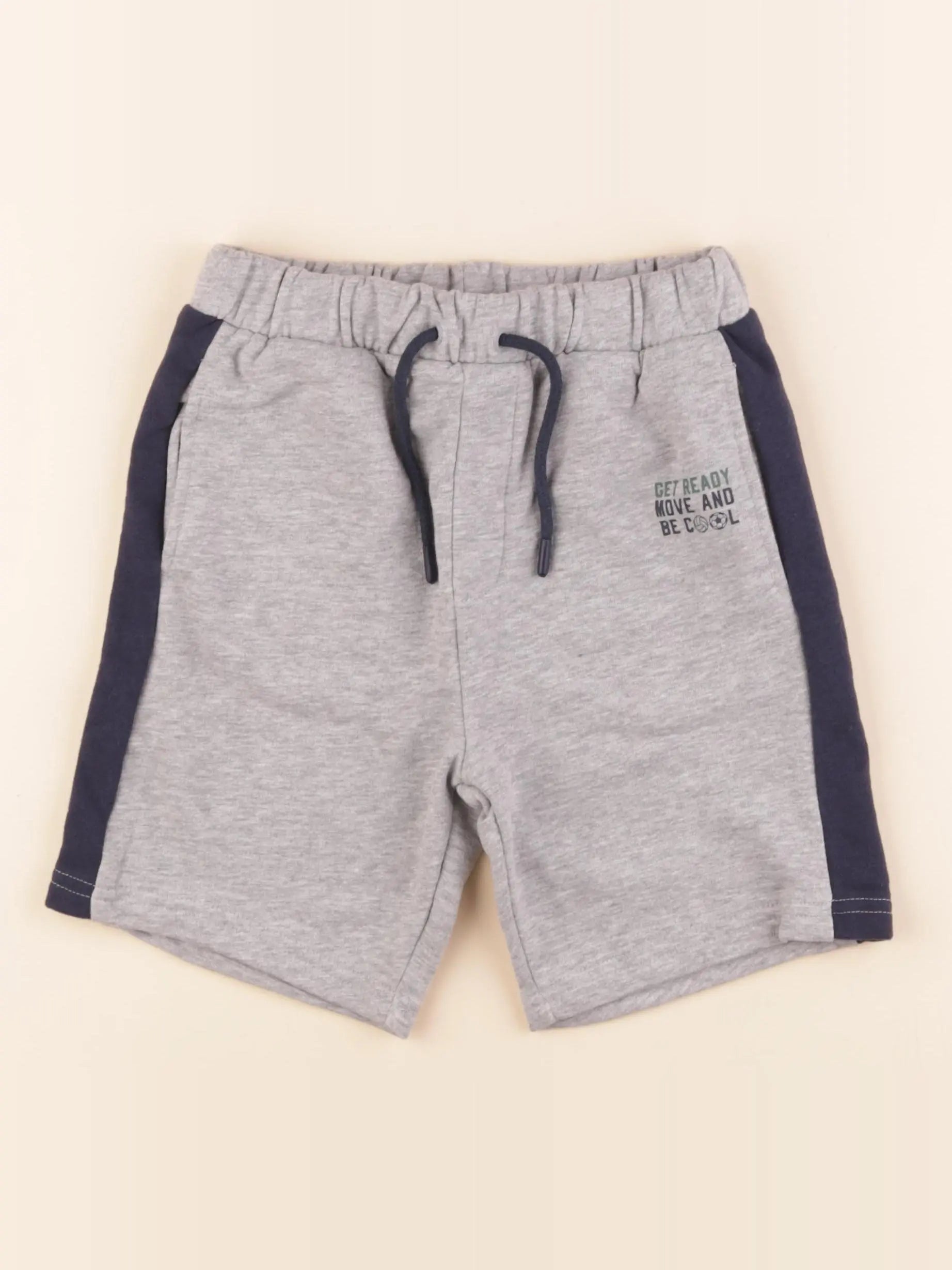 Vertbaudet - short gris - 9 ans