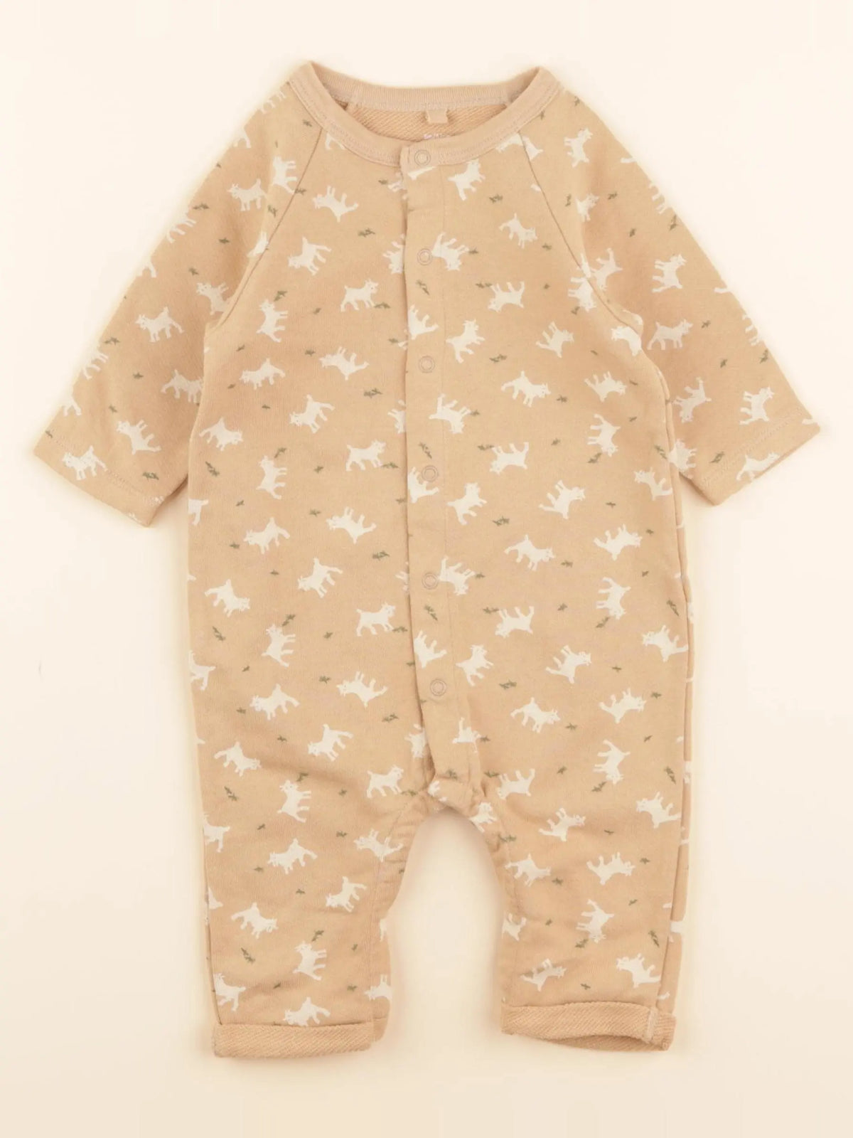 Pyjama coton marron