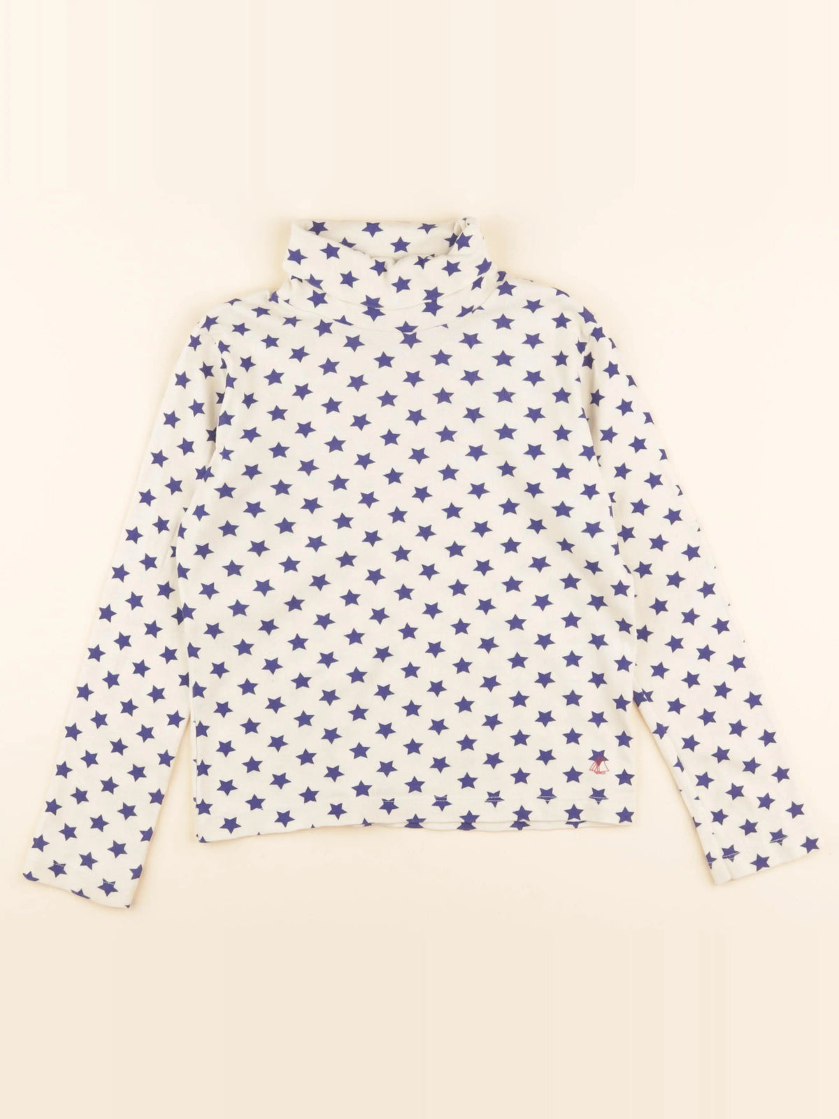Sous-pull beige, bleu