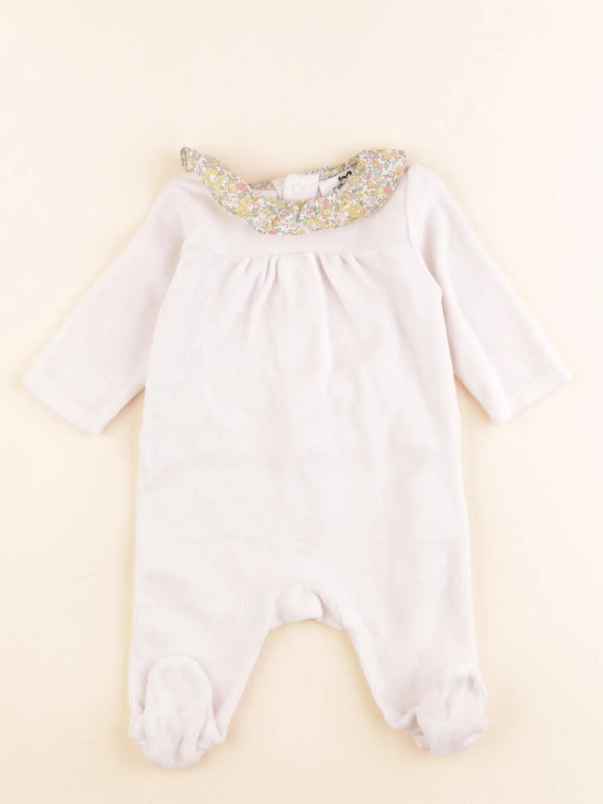 Cyrillus - pyjama velours rose - 3 mois