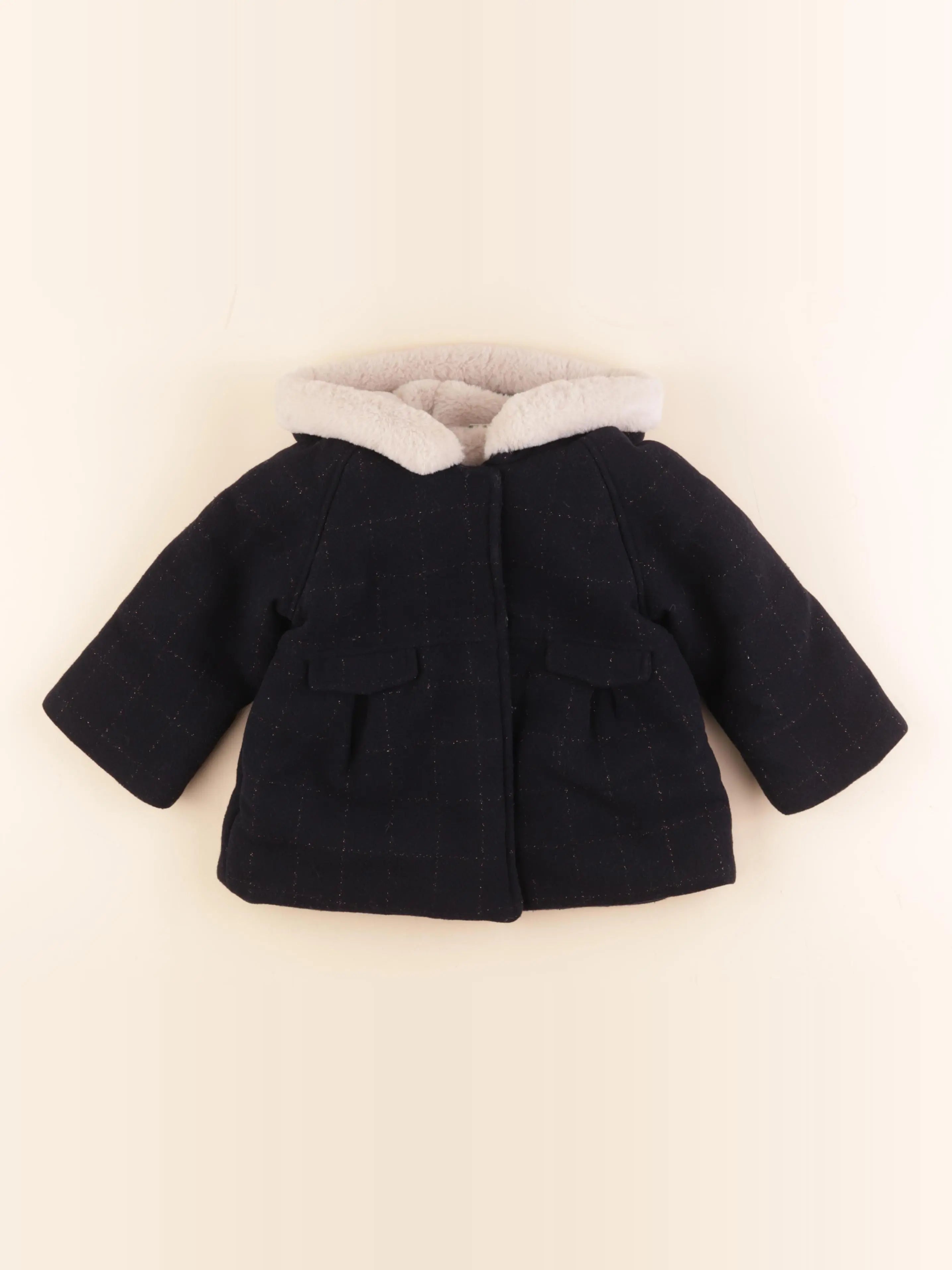 Tape à l'oeil - manteau noir - 24 mois