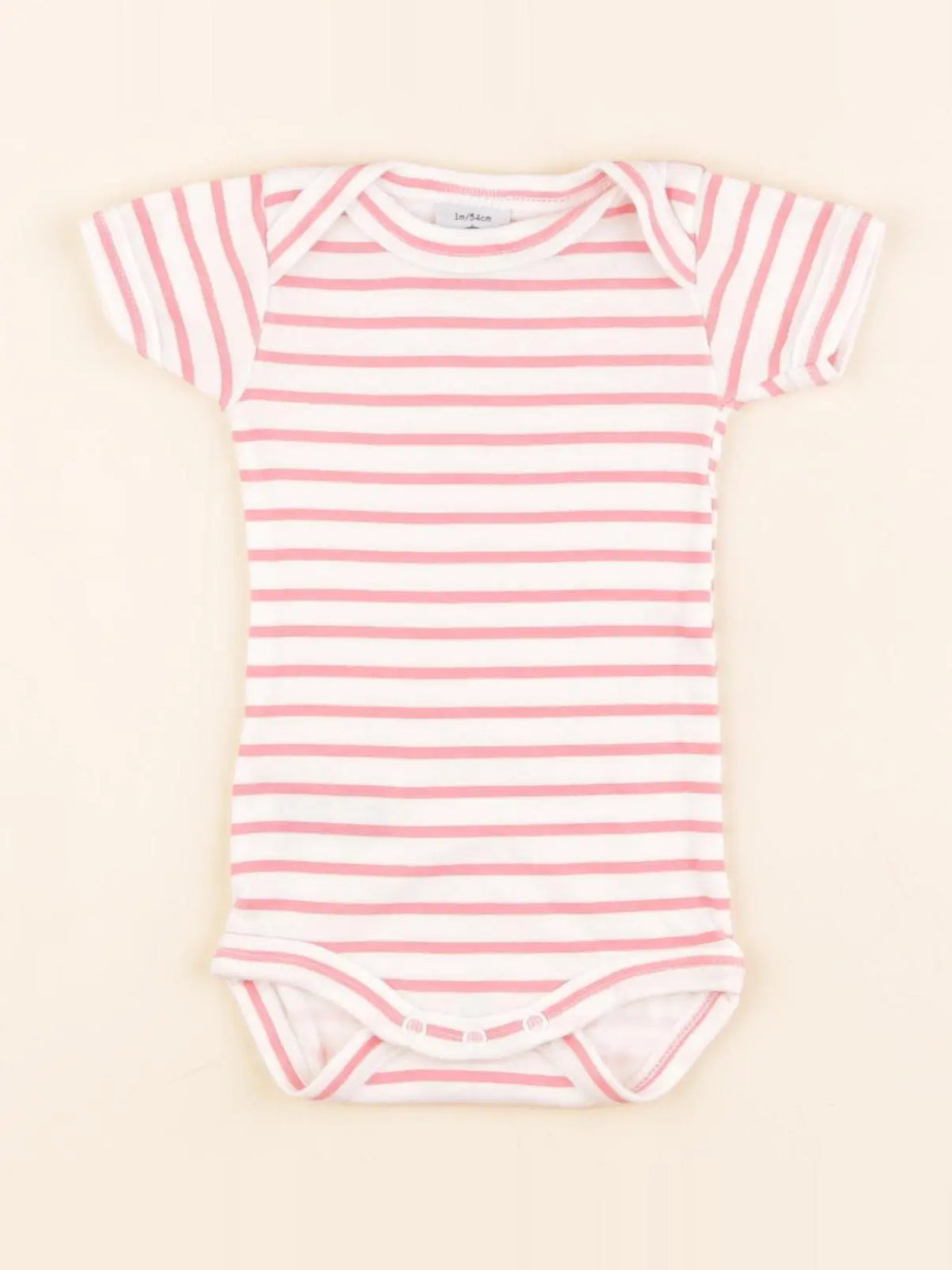 Petit Bateau - body blanc - 1 mois