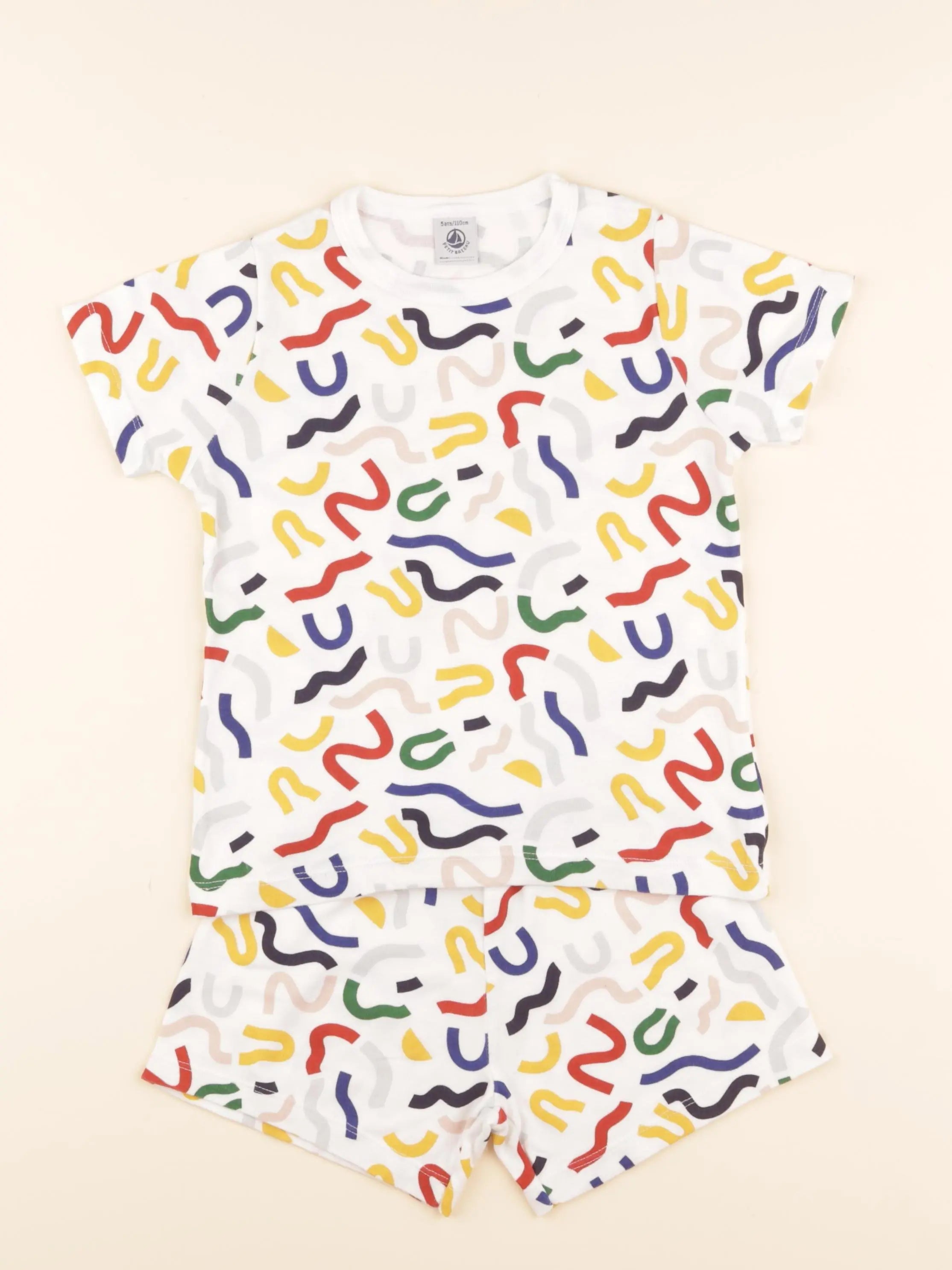 Pyjama coton multicolore