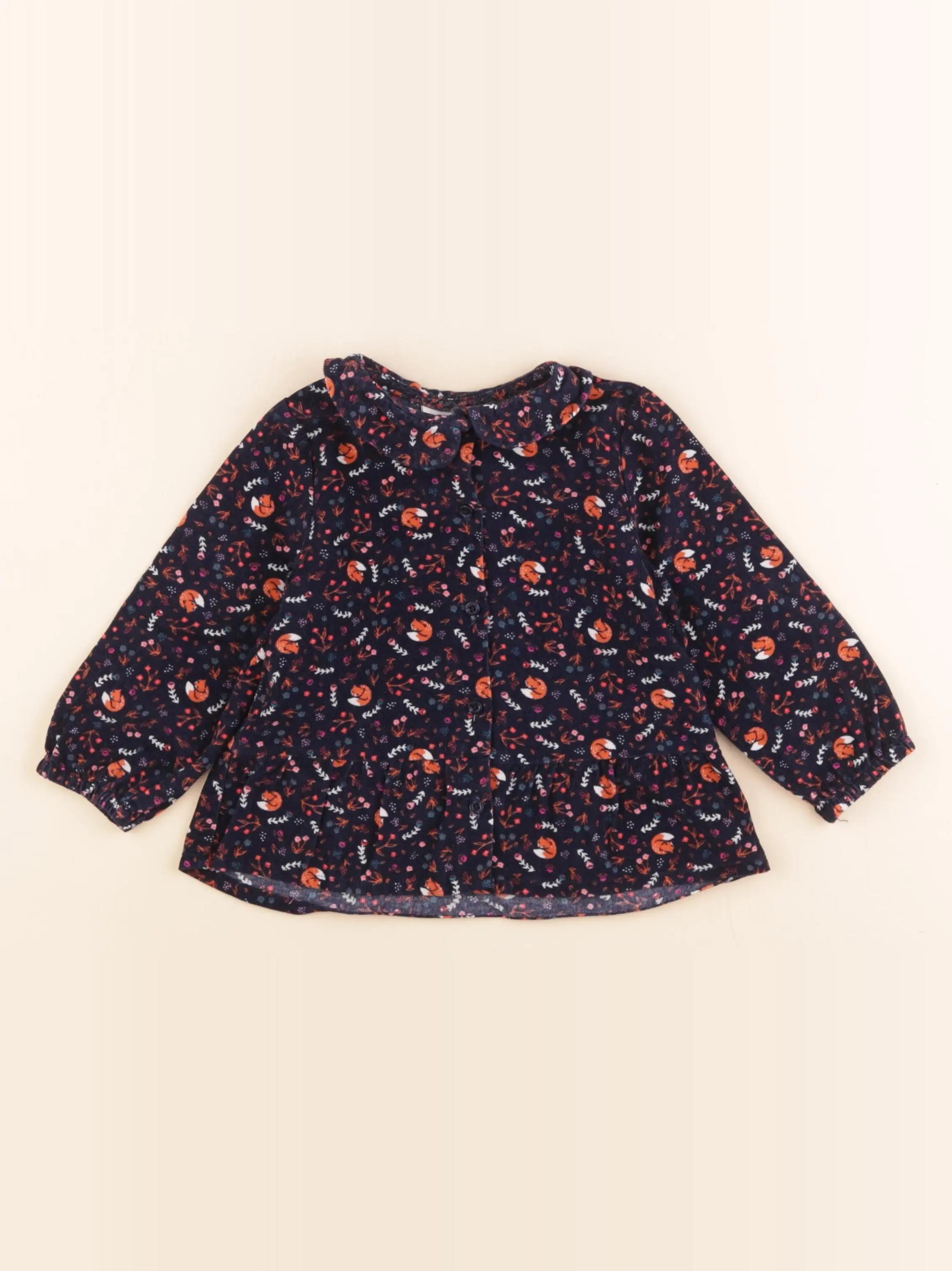 Cadet Rousselle - blouse bleu - 18 mois