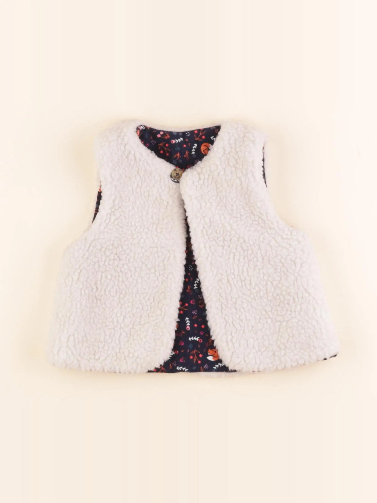 Cadet Rousselle - gilet blanc - 18 mois