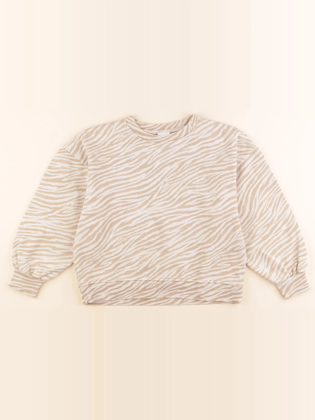 Zara - sweat beige - 10 ans