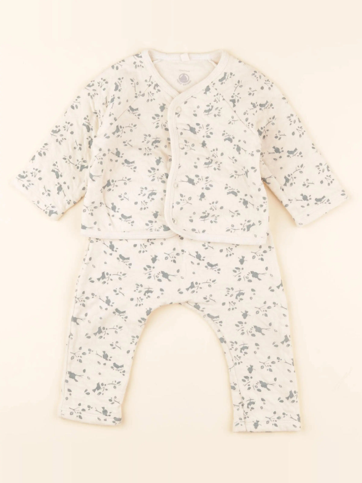 Ensemble beige, vert