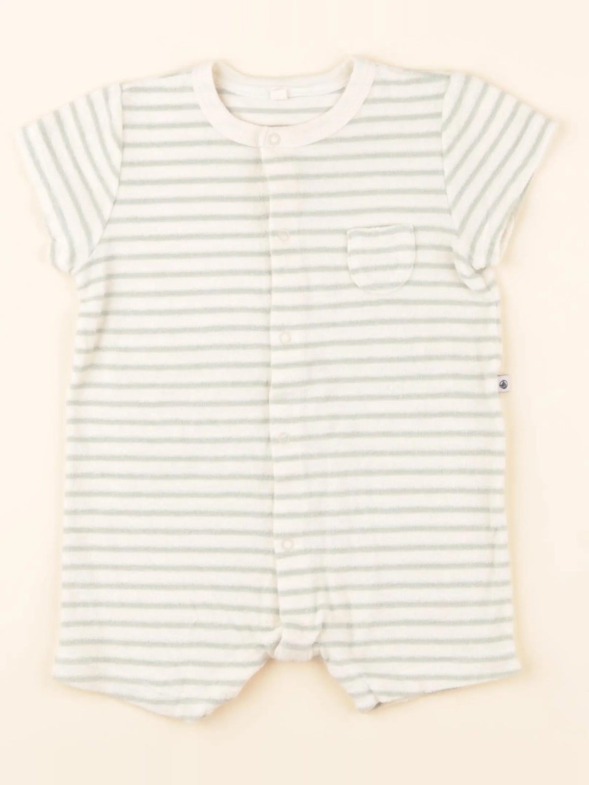 Combinaison beige, vert