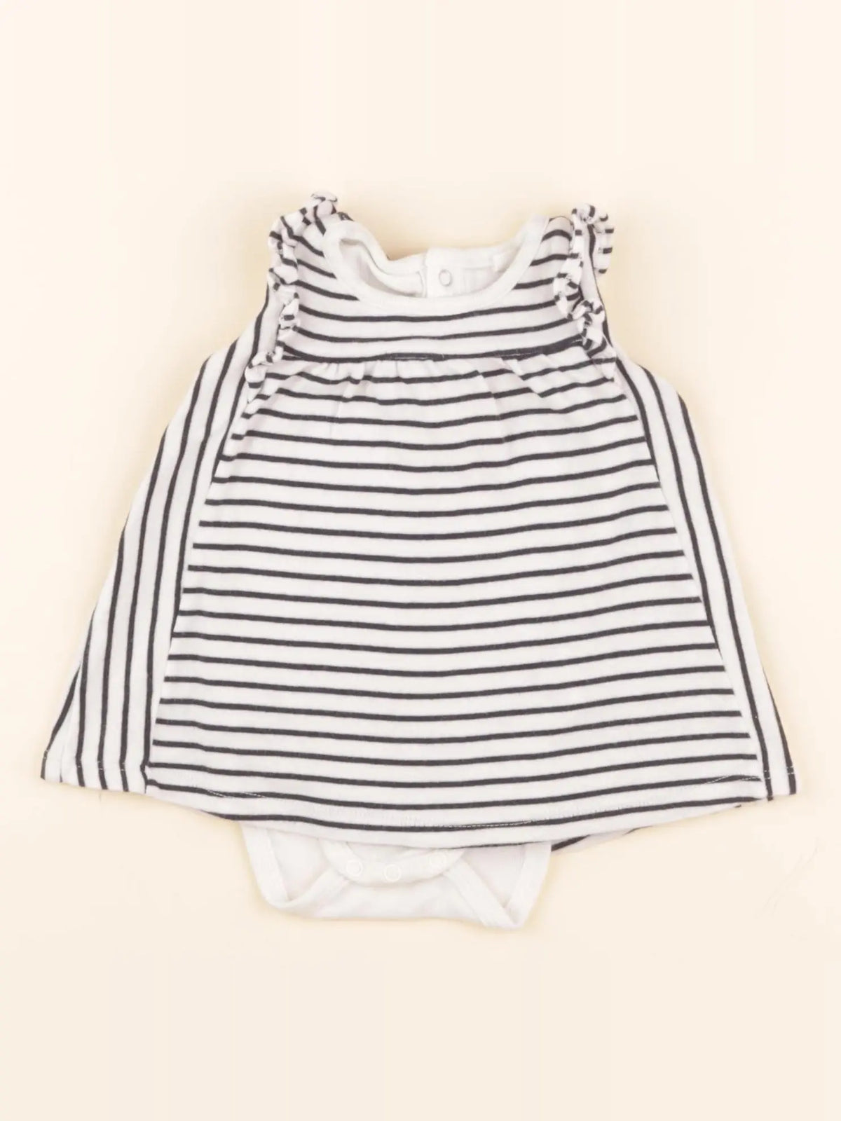 Body robe blanc, bleu