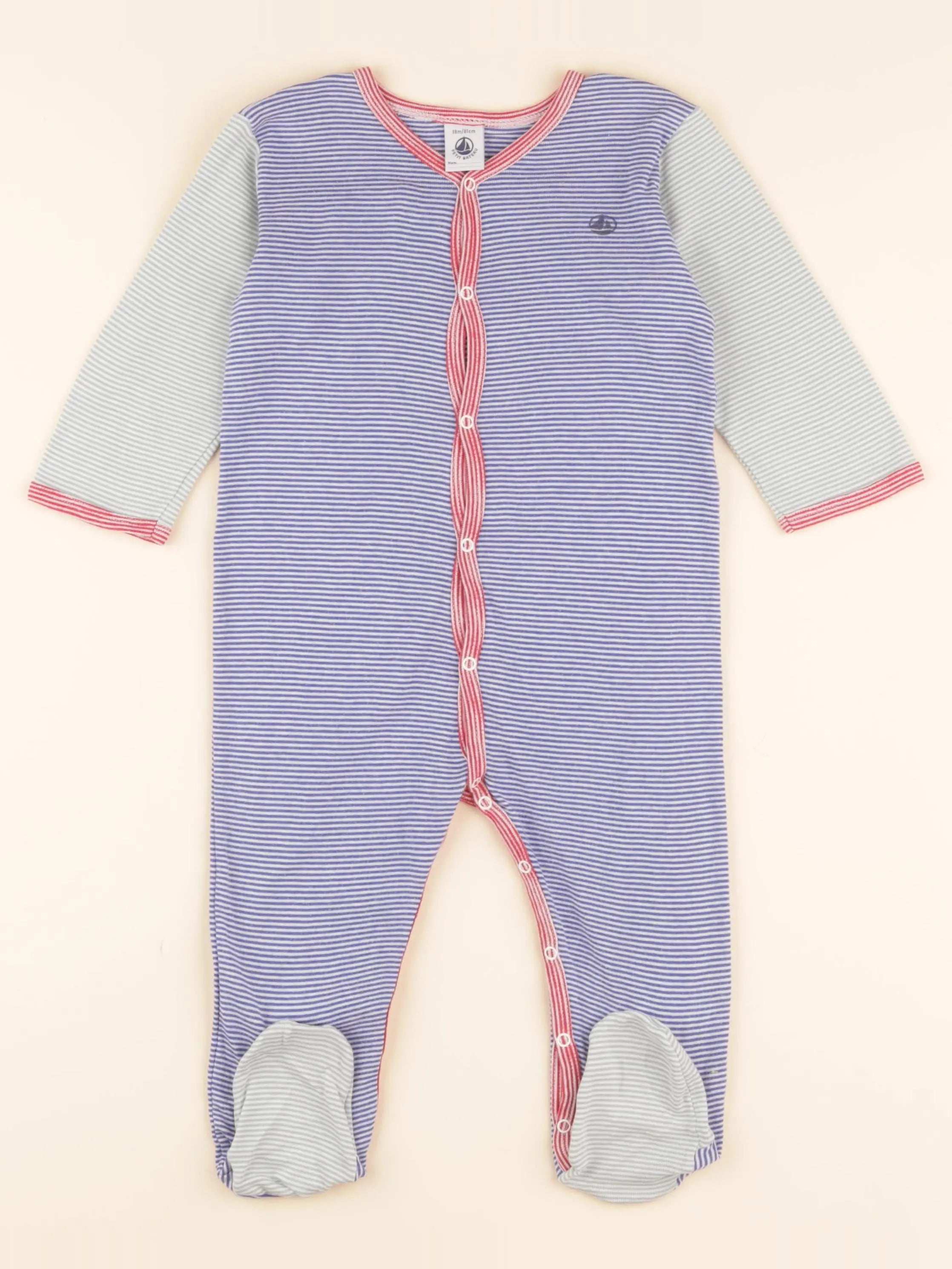 Pyjama coton bleu