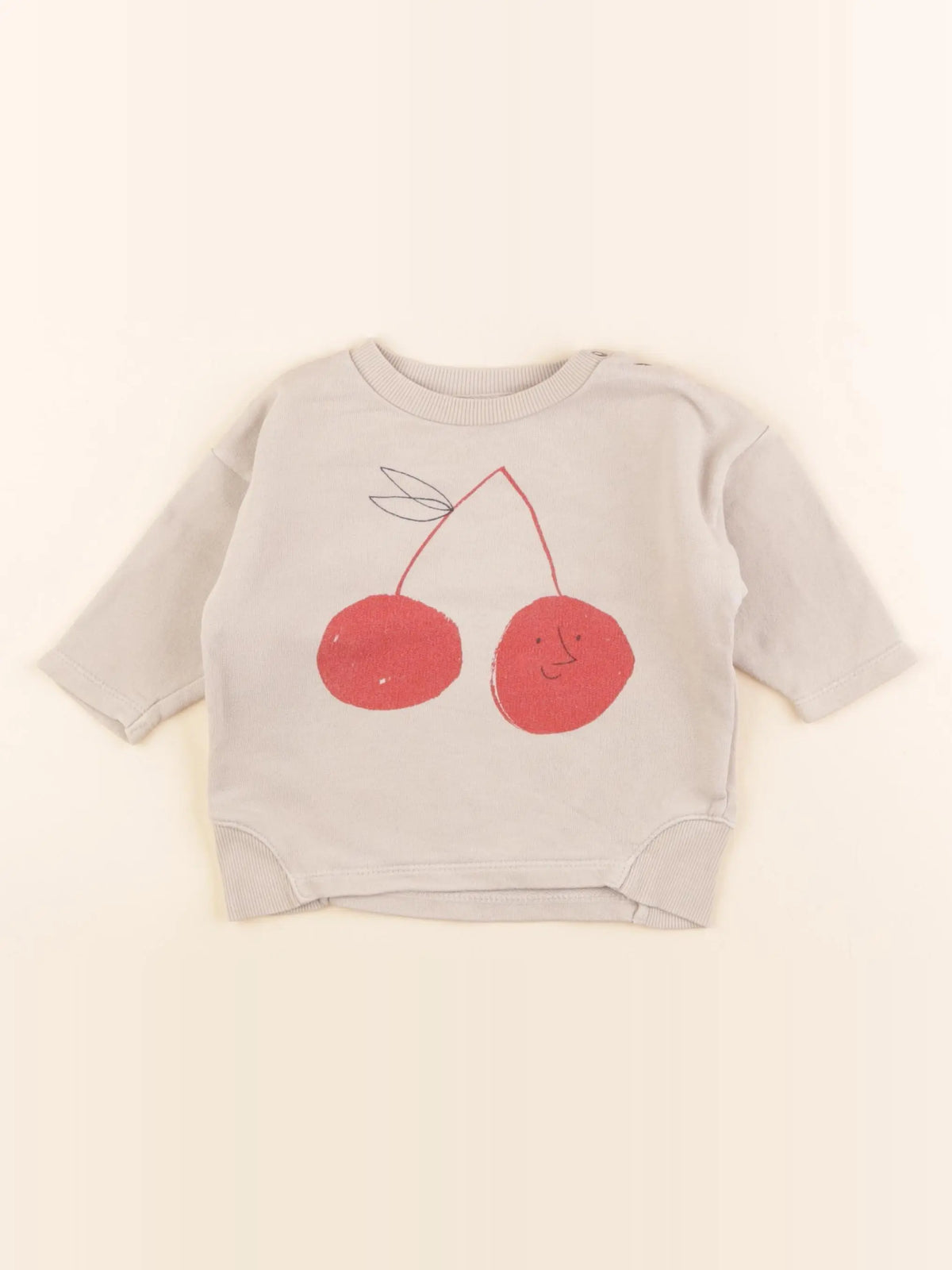 Bobo Choses - sweat beige - 3/6 mois