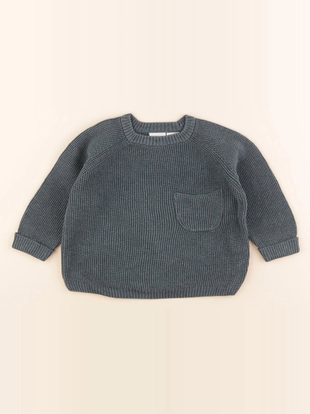 Zara - pull vert - 12/18 mois