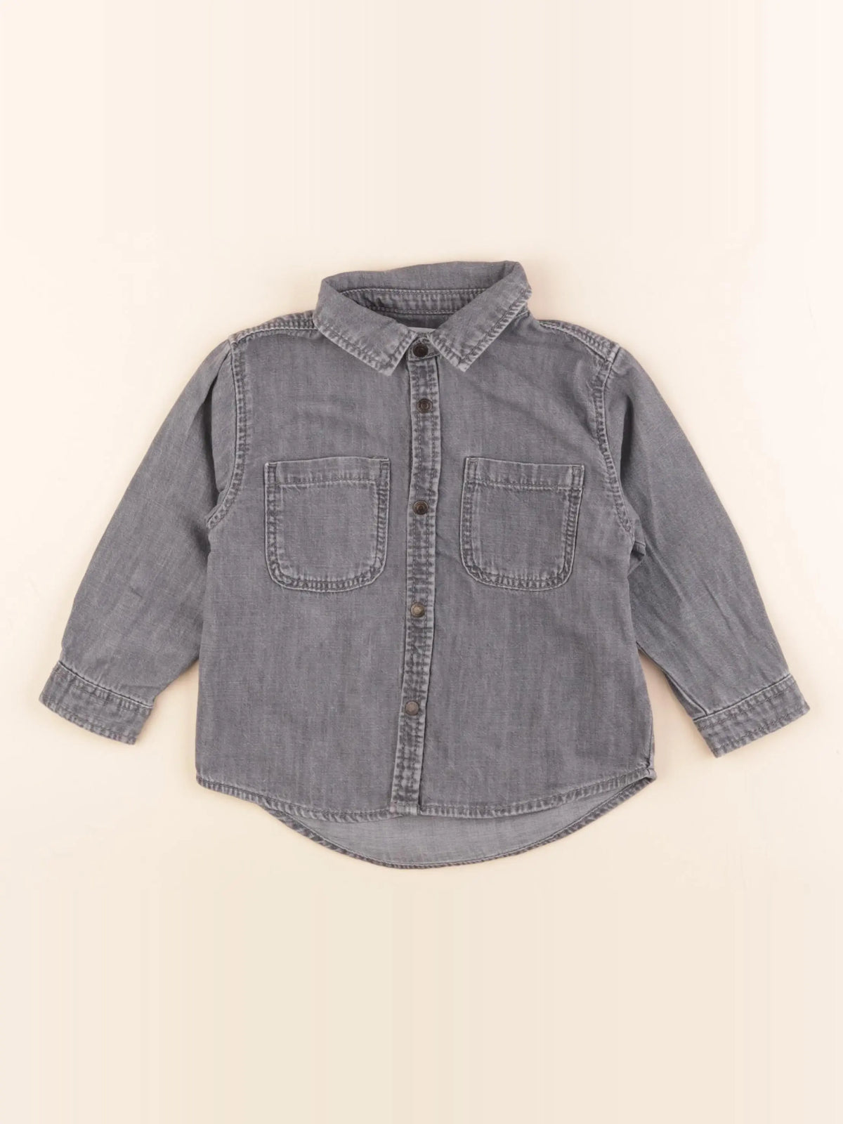 Zara - chemise gris - 12/18 mois