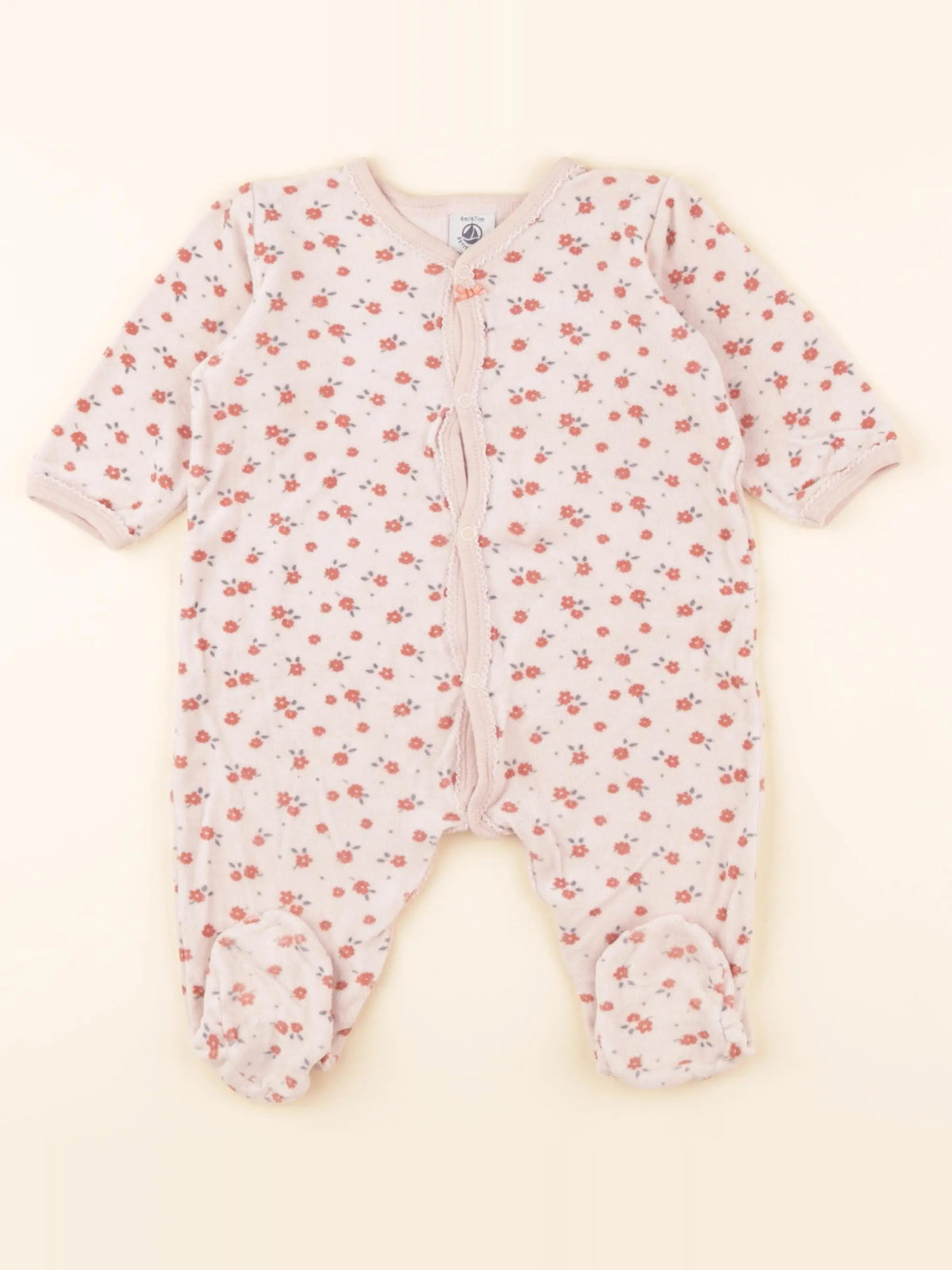Pyjama velours rose