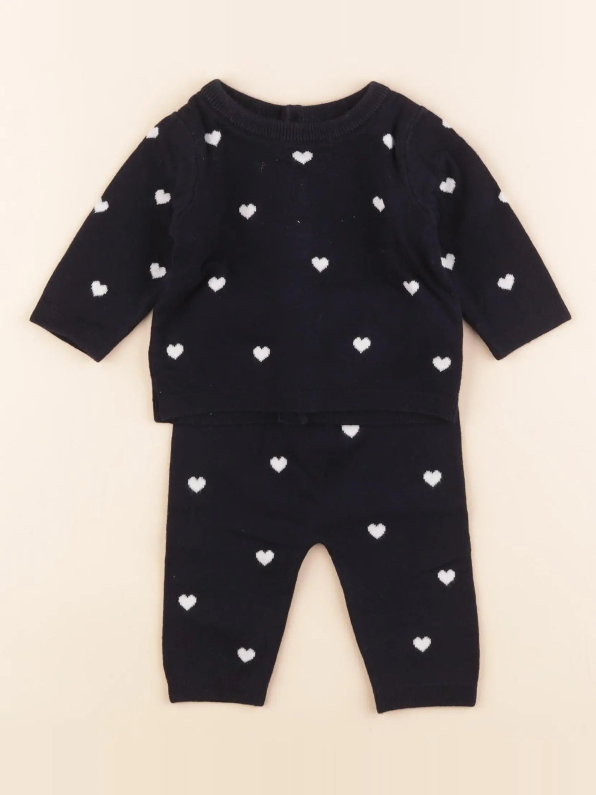 Jacadi - ensemble bleu - 3 mois
