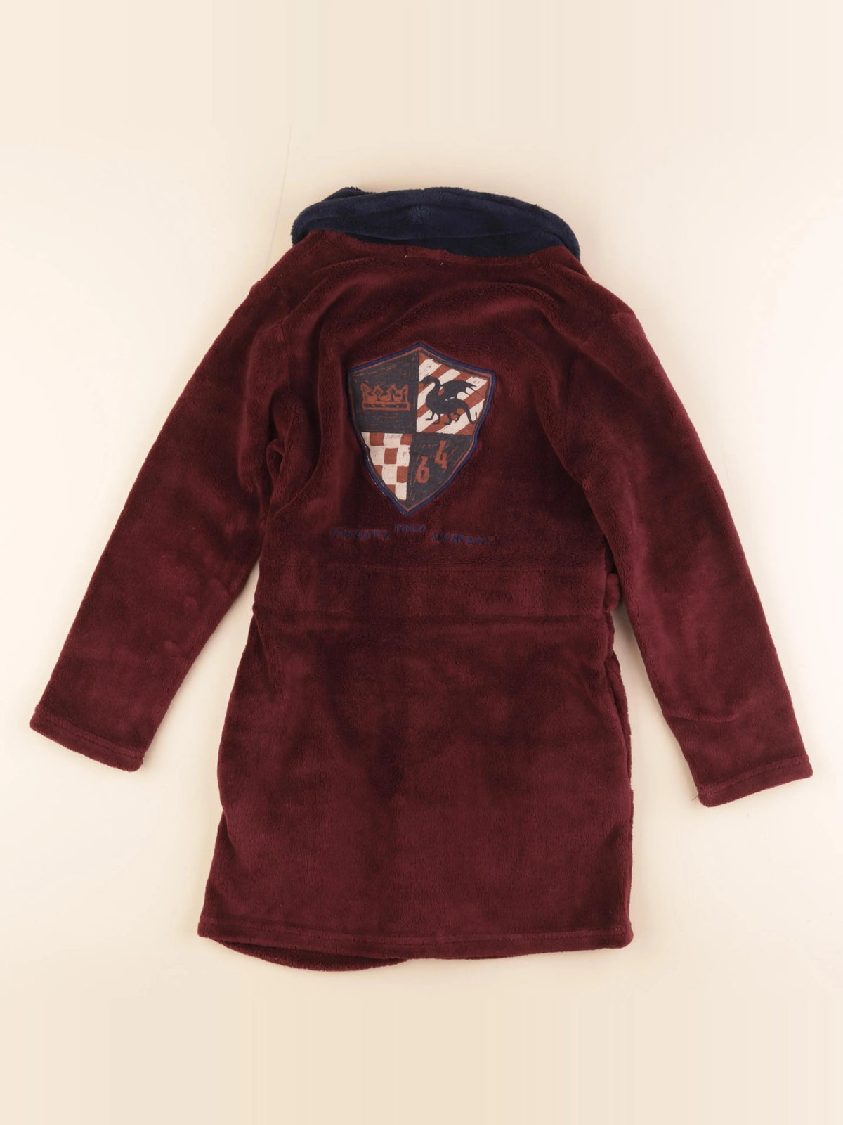Vertbaudet - robe de chambre rouge - 8 ans