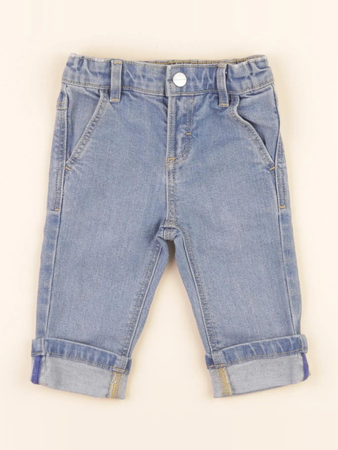 Jacadi - jean bleu - 6 mois