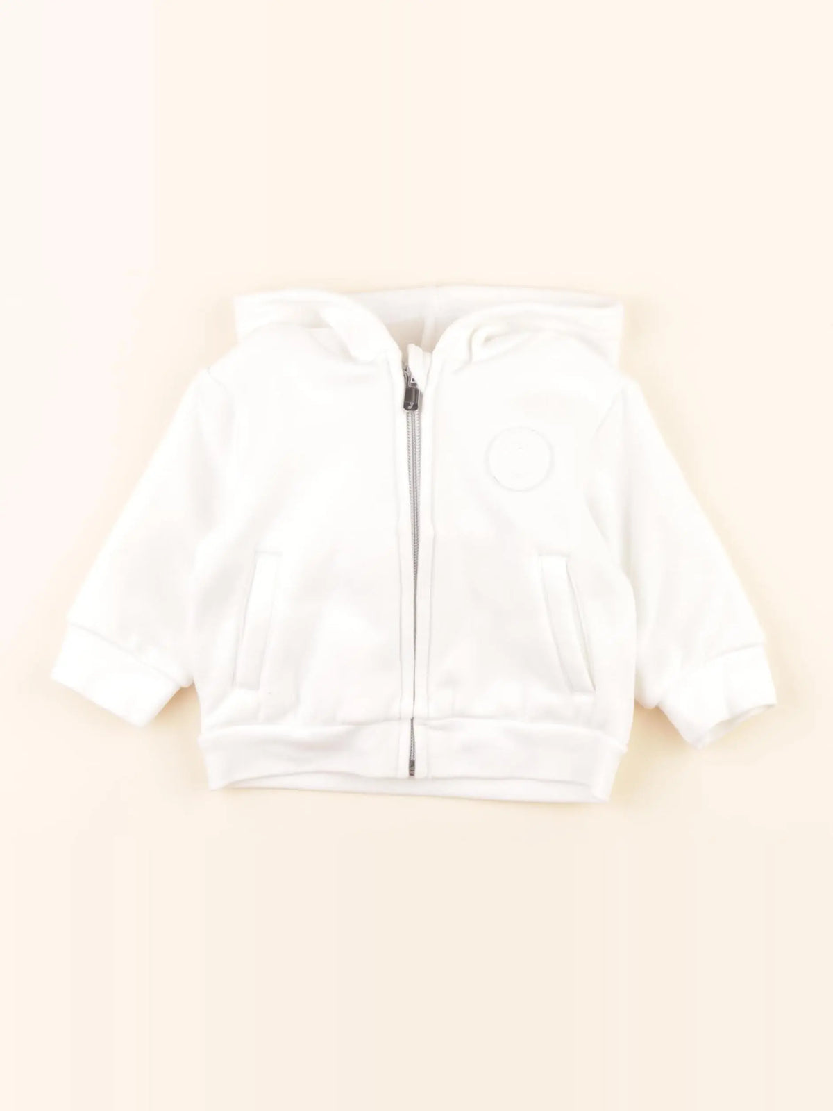 Jacadi - sweat blanc - 6 mois