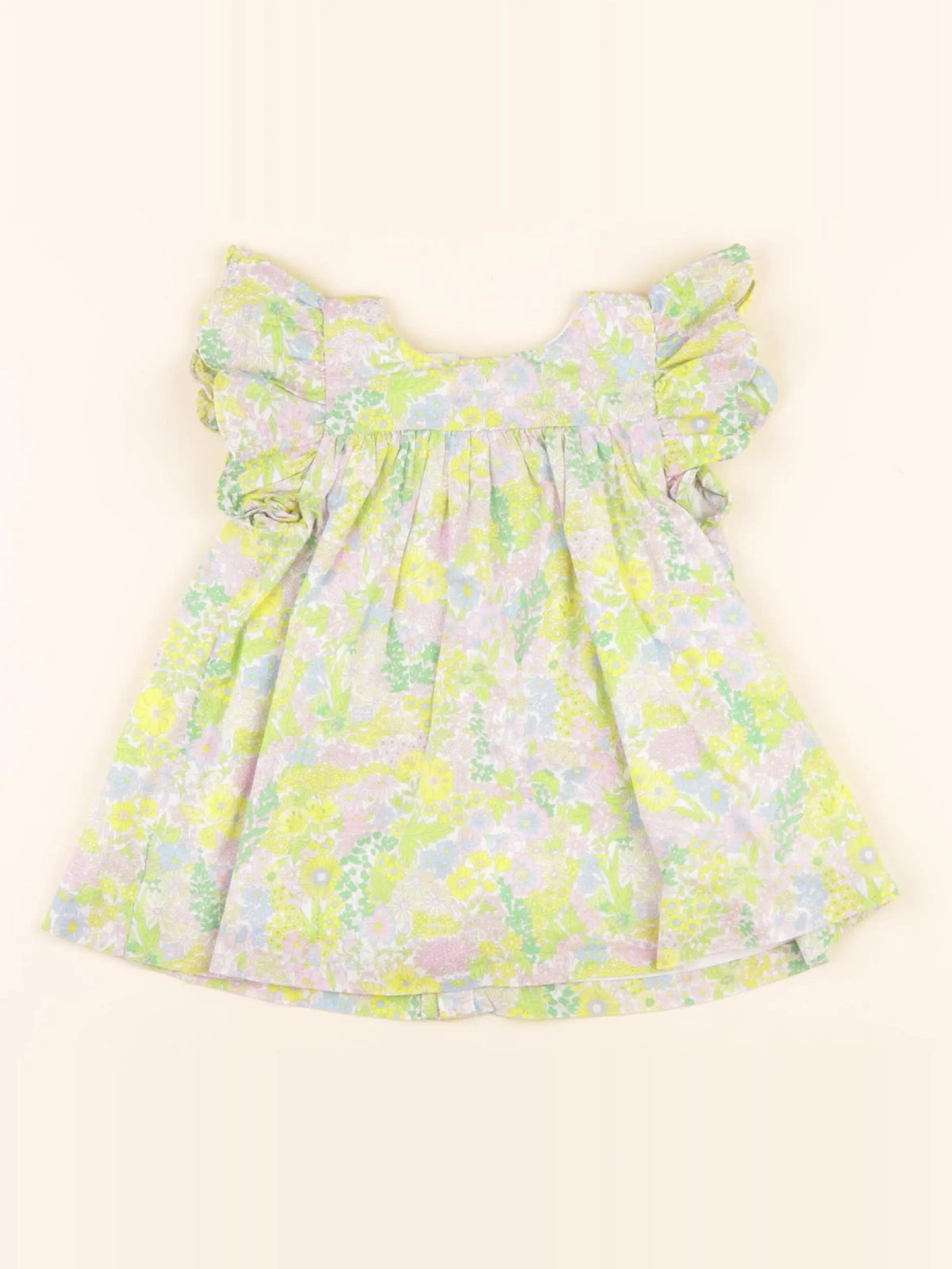 Jacadi - robe liberty multicolore - 6 mois