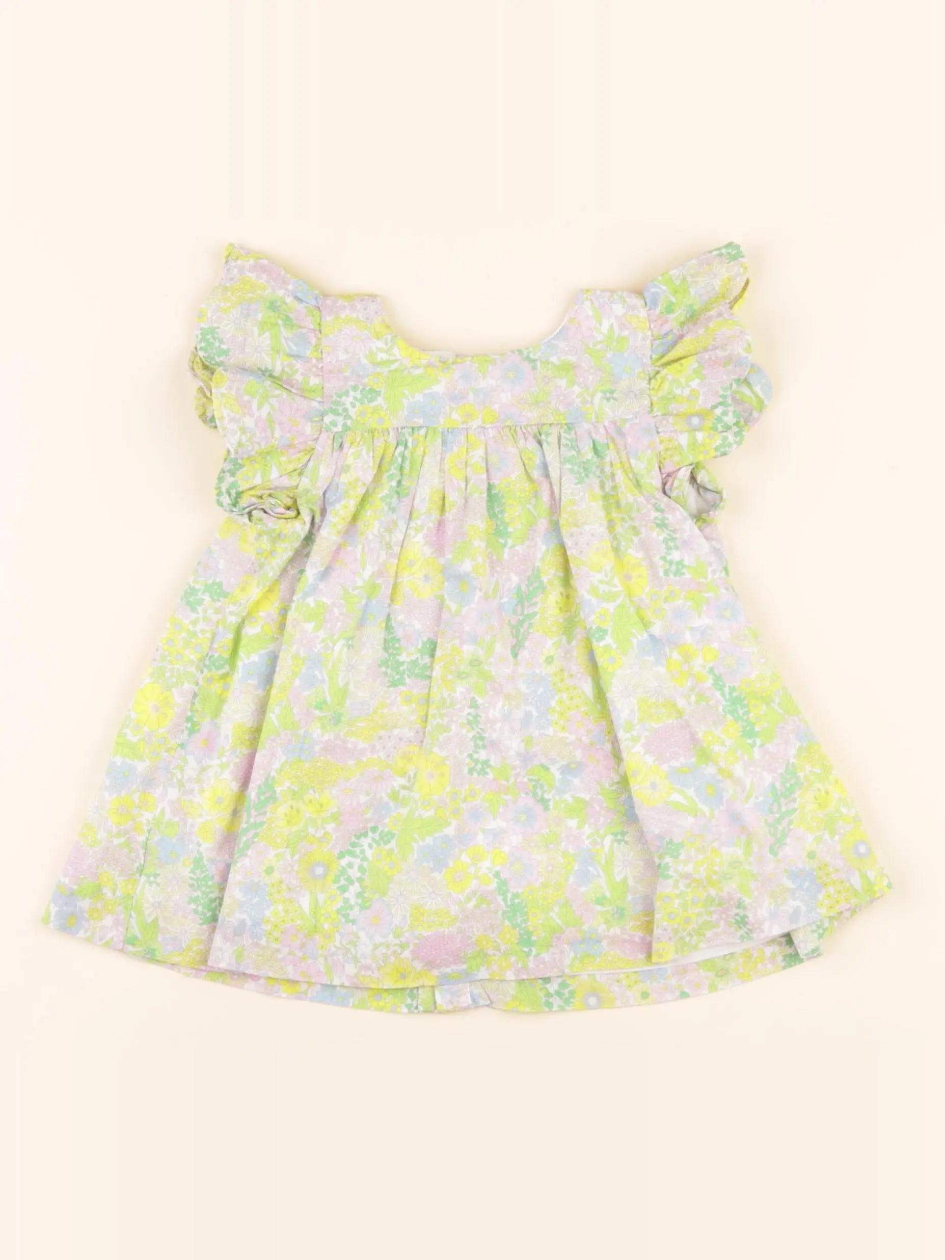 Jacadi - robe liberty multicolore - 6 mois